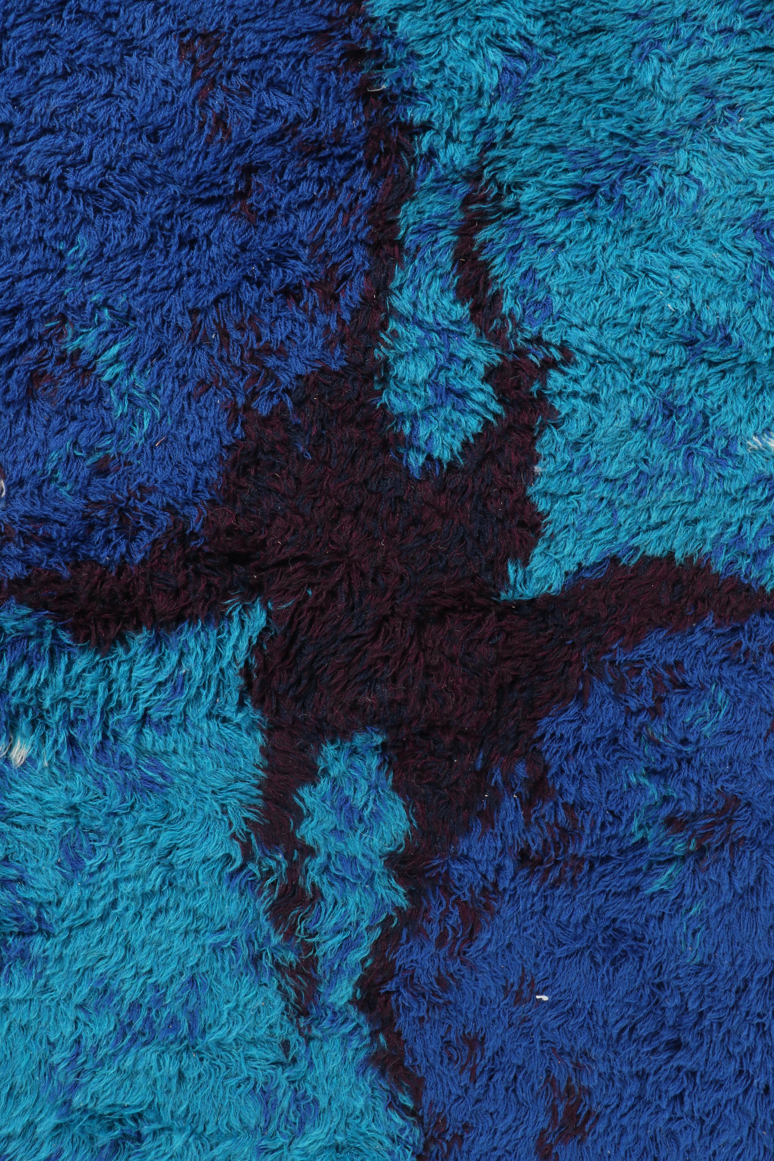 Power-Loomed Højer Eksport "Joker" Wilton Weave Area Rug, Mid-Century