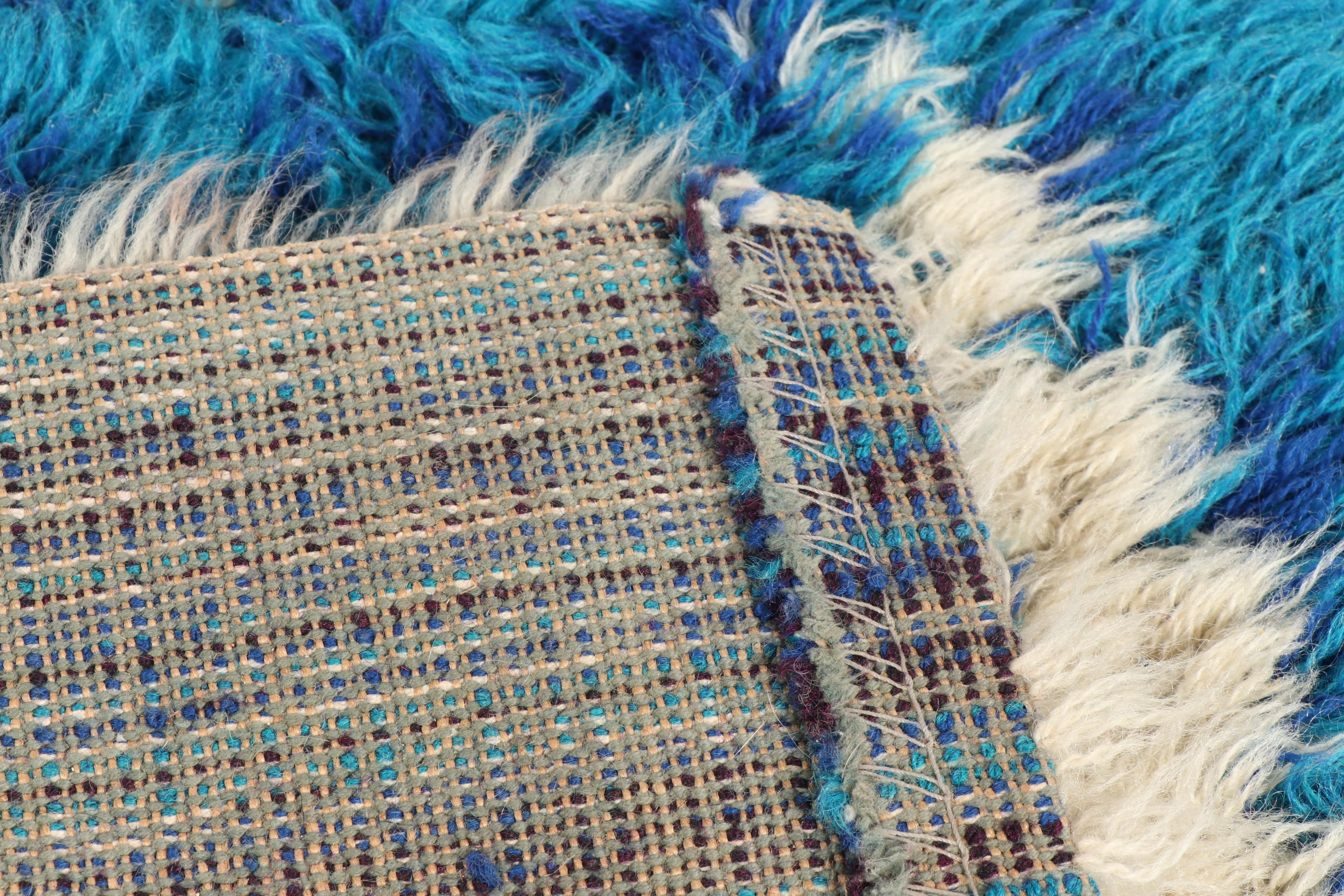 Power-Loomed Højer Eksport "Joker" Wilton Weave Area Rug, Mid-Century