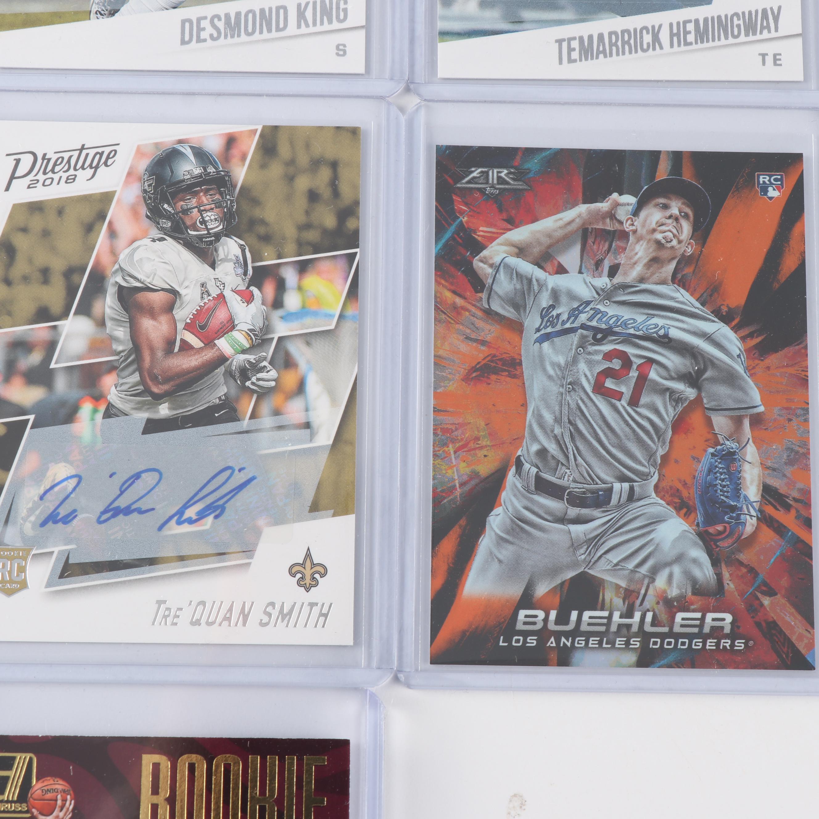Panini Prestige Sports Trading Cards including Swatches and Autographs