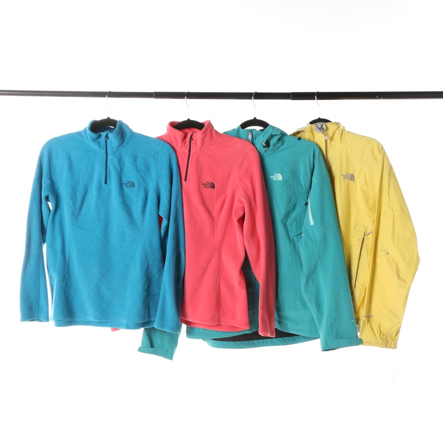 Women's The North Face Fleece Pullovers and Windbreaker Jackets