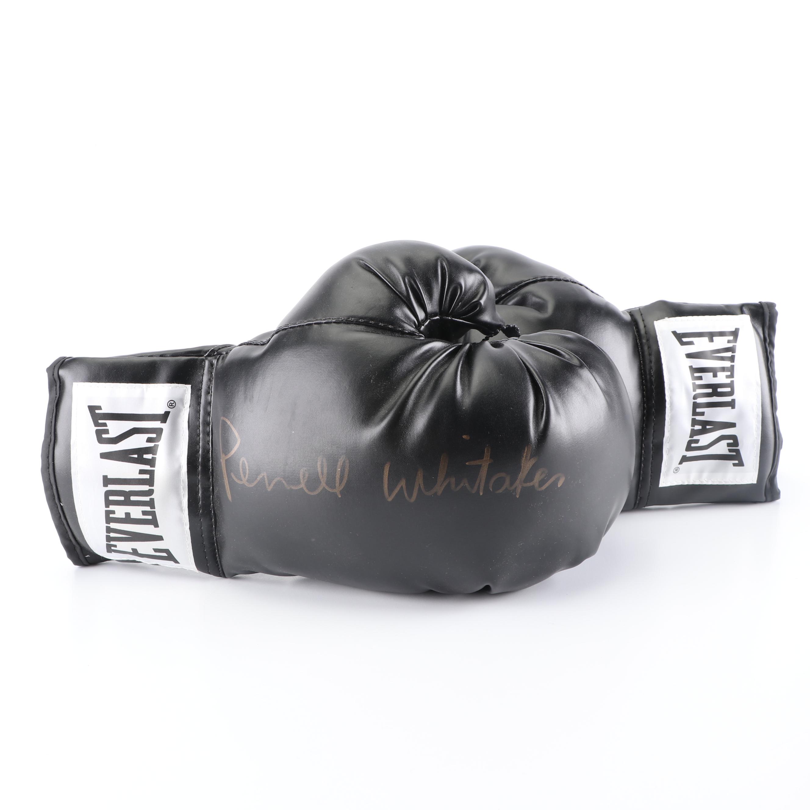 Pernell Whitaker Autographed Everlast Boxing Gloves