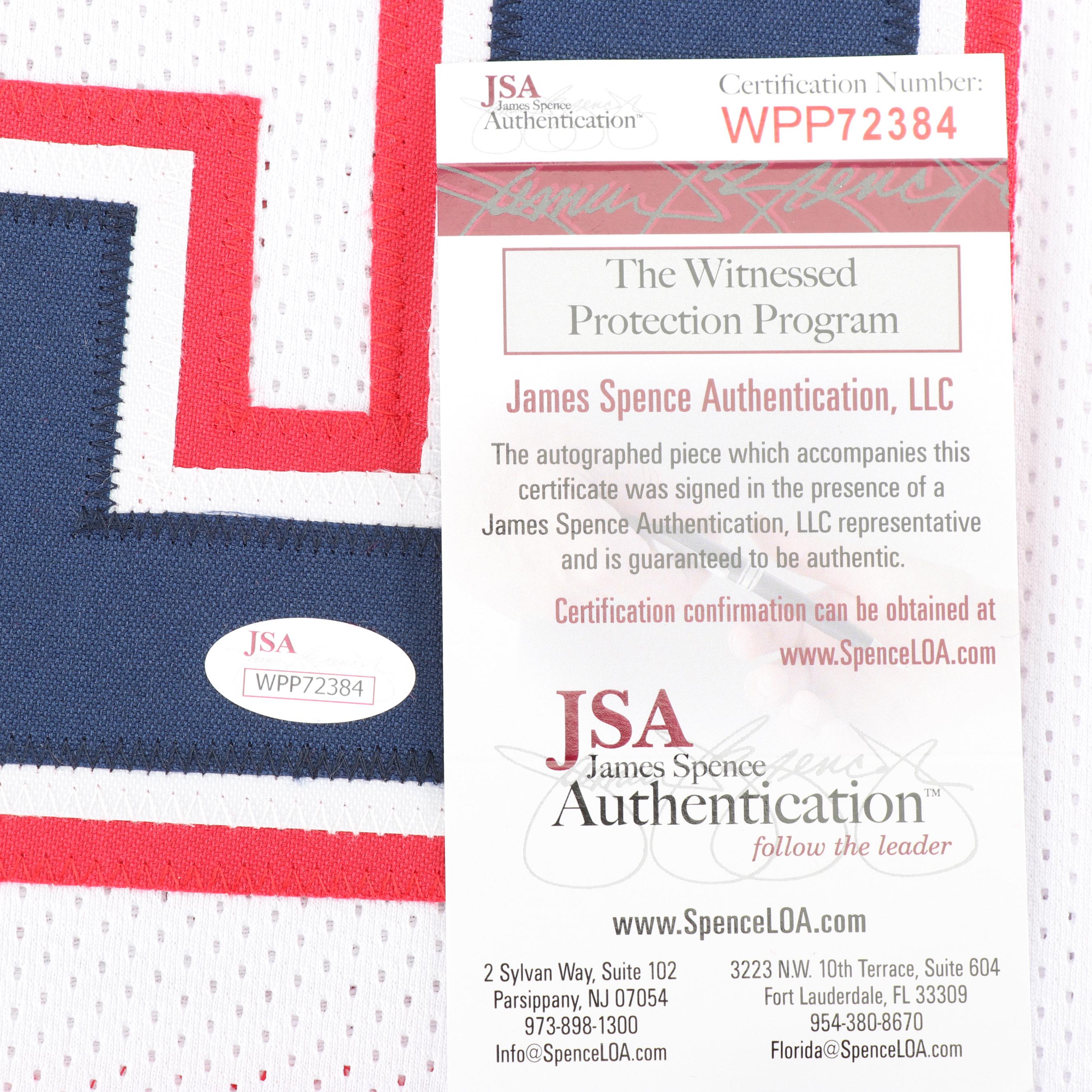 Bryan Cox Autographed New England Patriots Replica Jersey - JSA COA