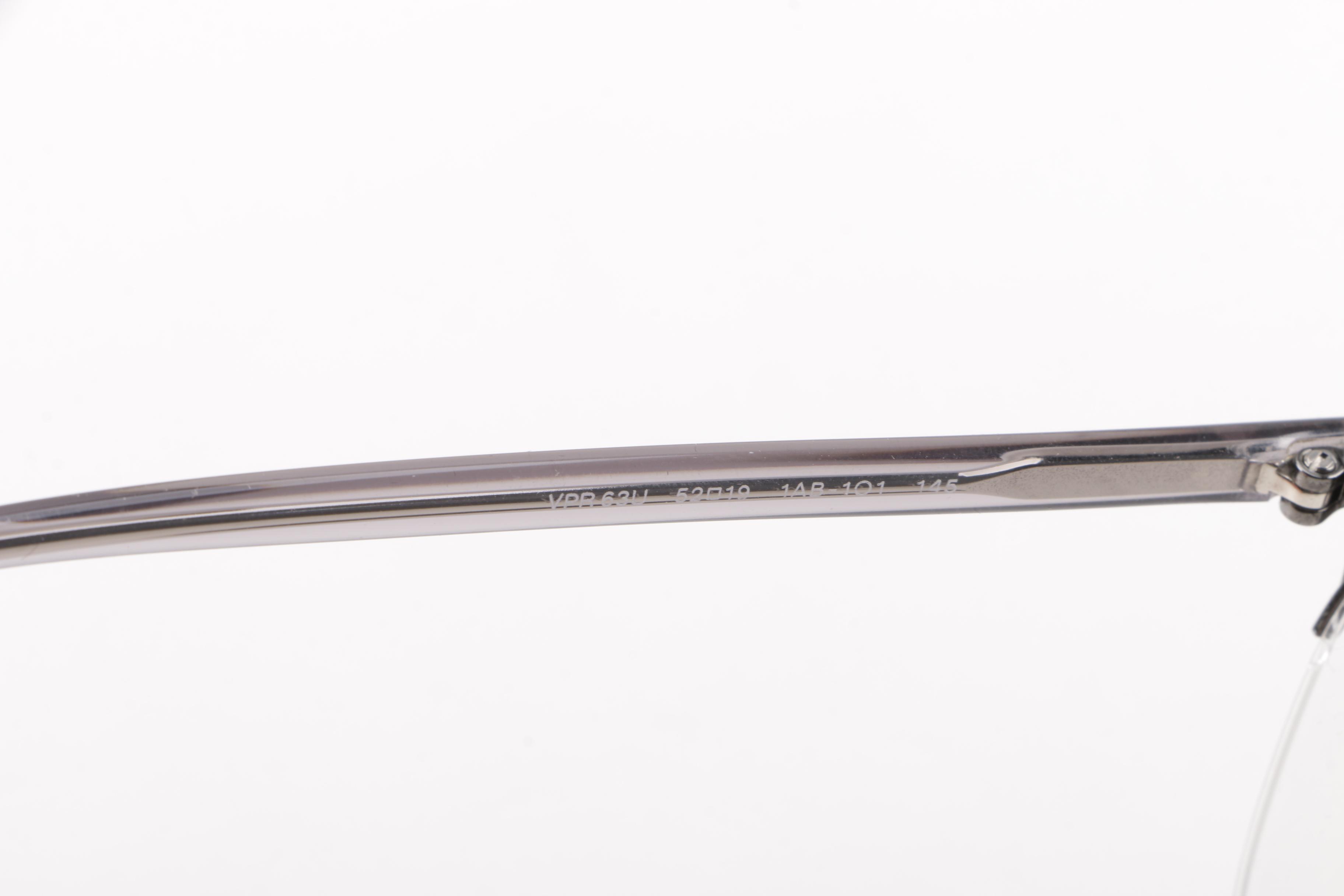 Prada VPR63U Semi-Rimless Eyeglasses