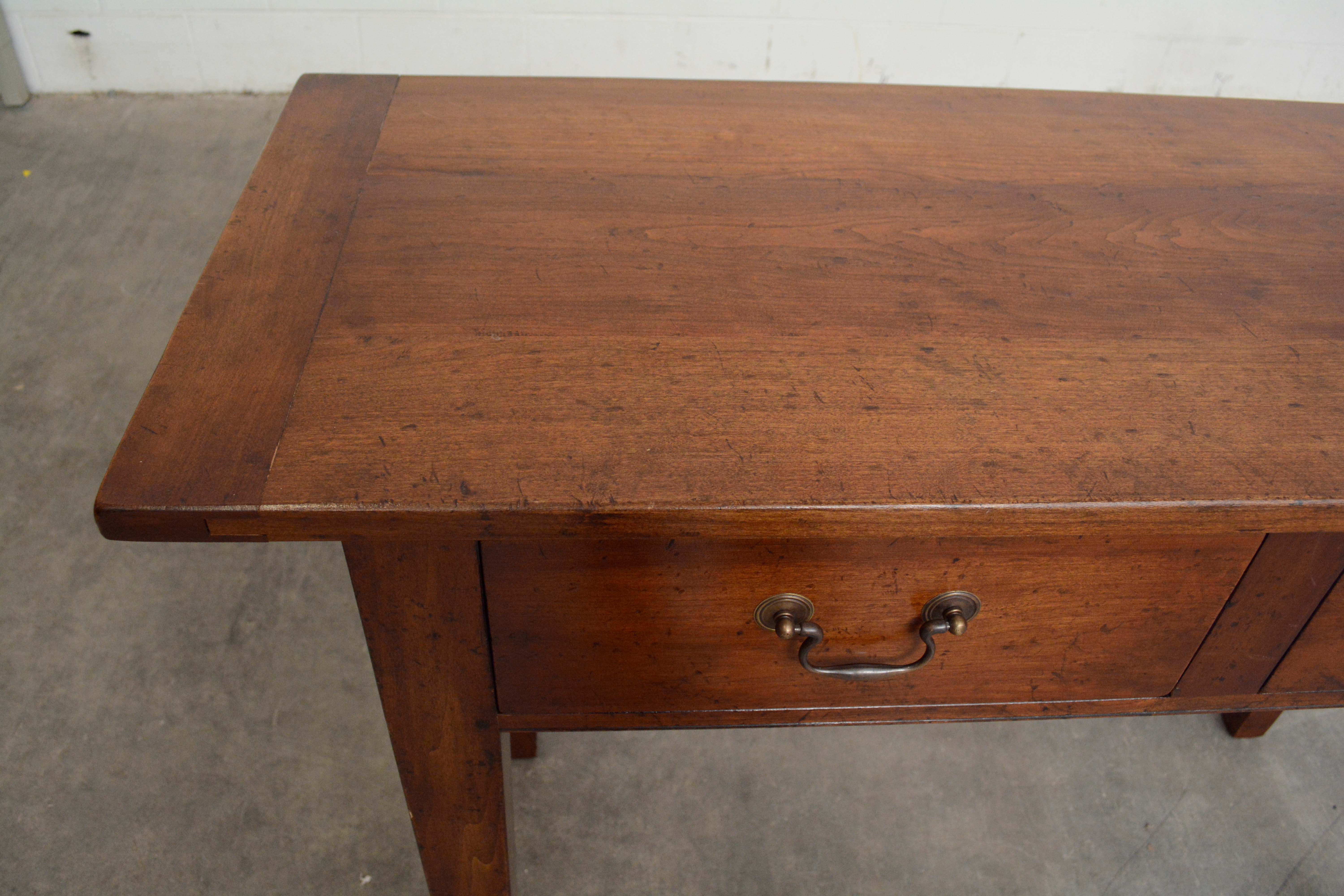 Contemporary Cherrywood Console Table