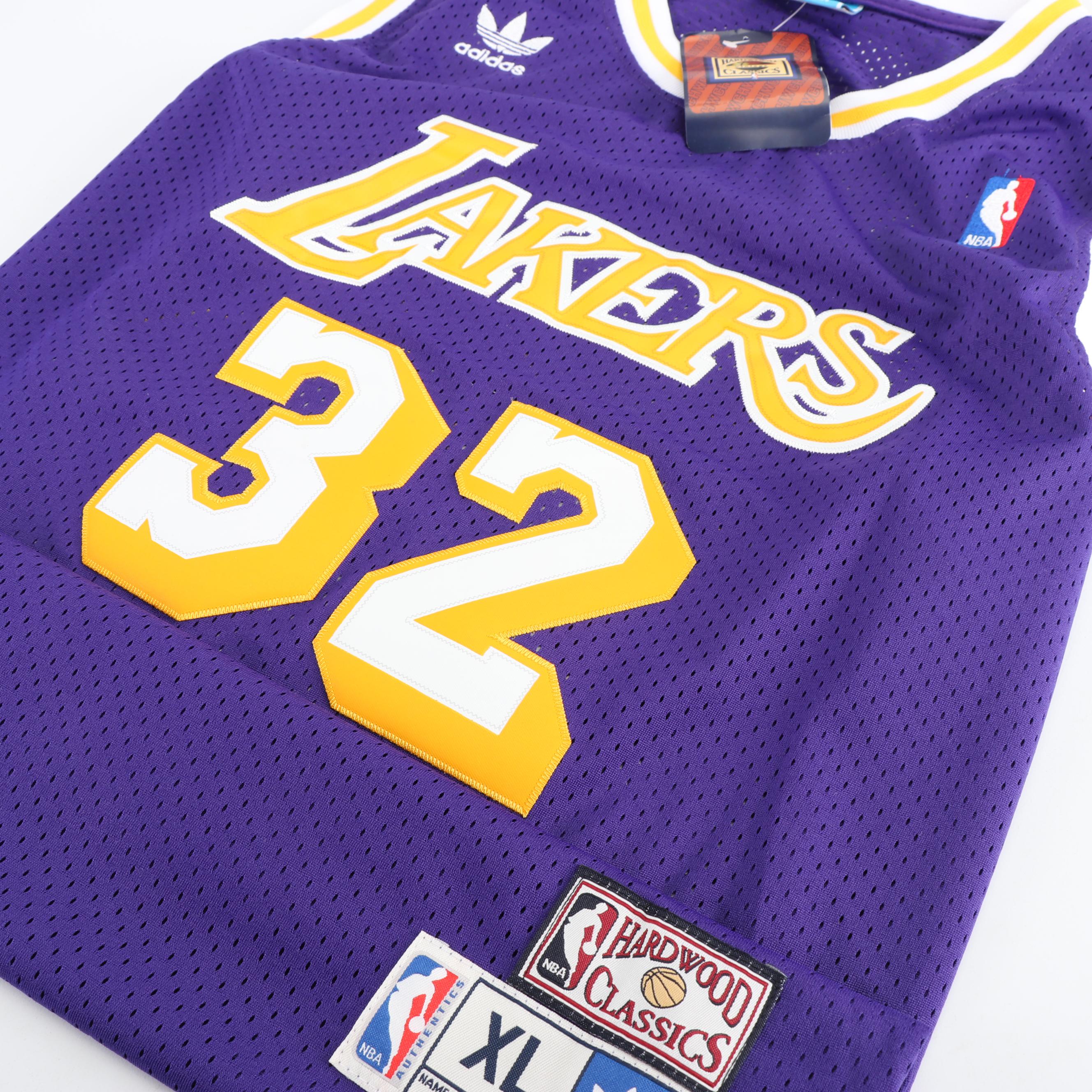 Magic Johnson Autographed Replica Los Angeles Lakers Jersey - PSA/DNA COA
