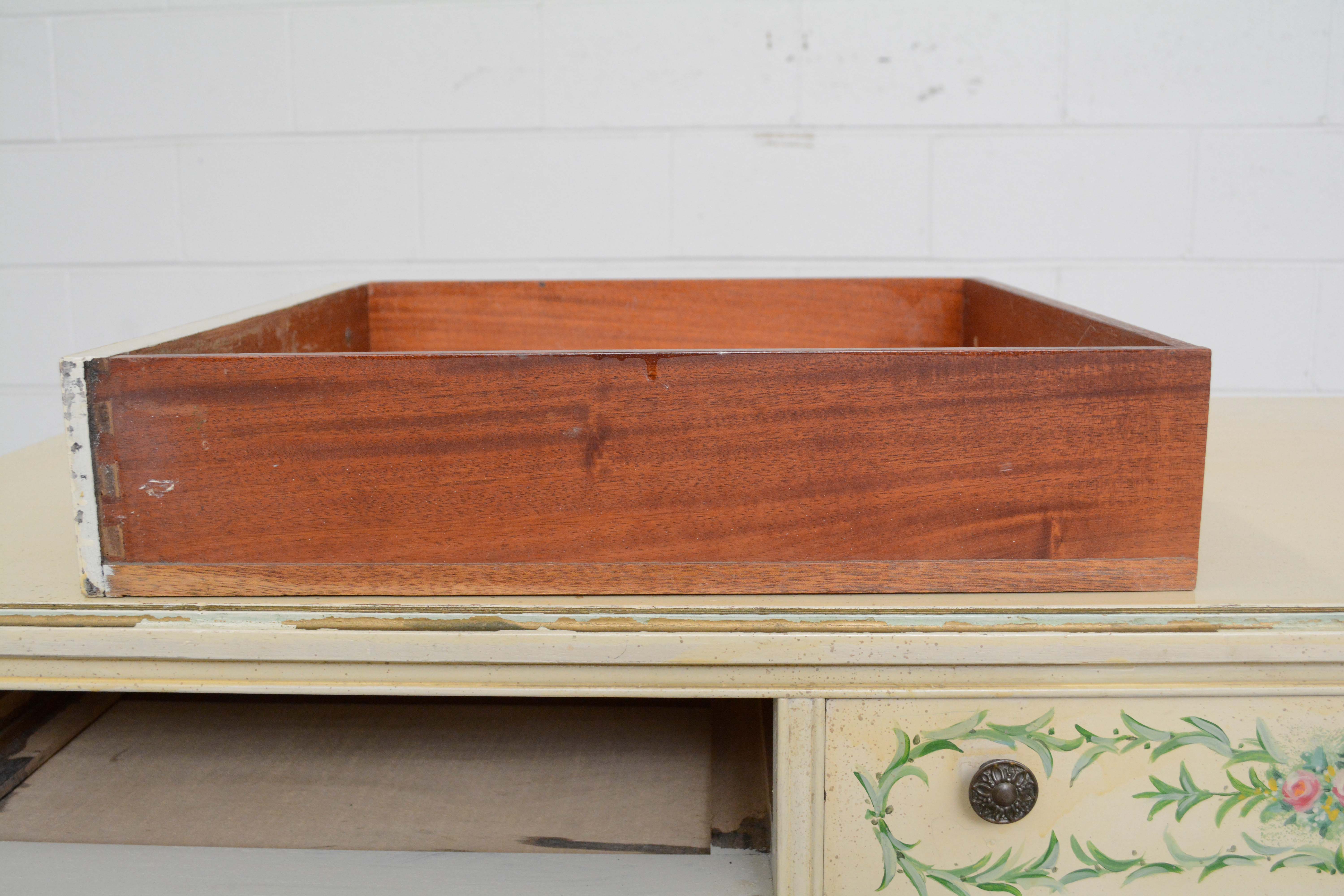 French Provincial Style Painted Wood Chest of Drawers, Early/Mid 20th Century
