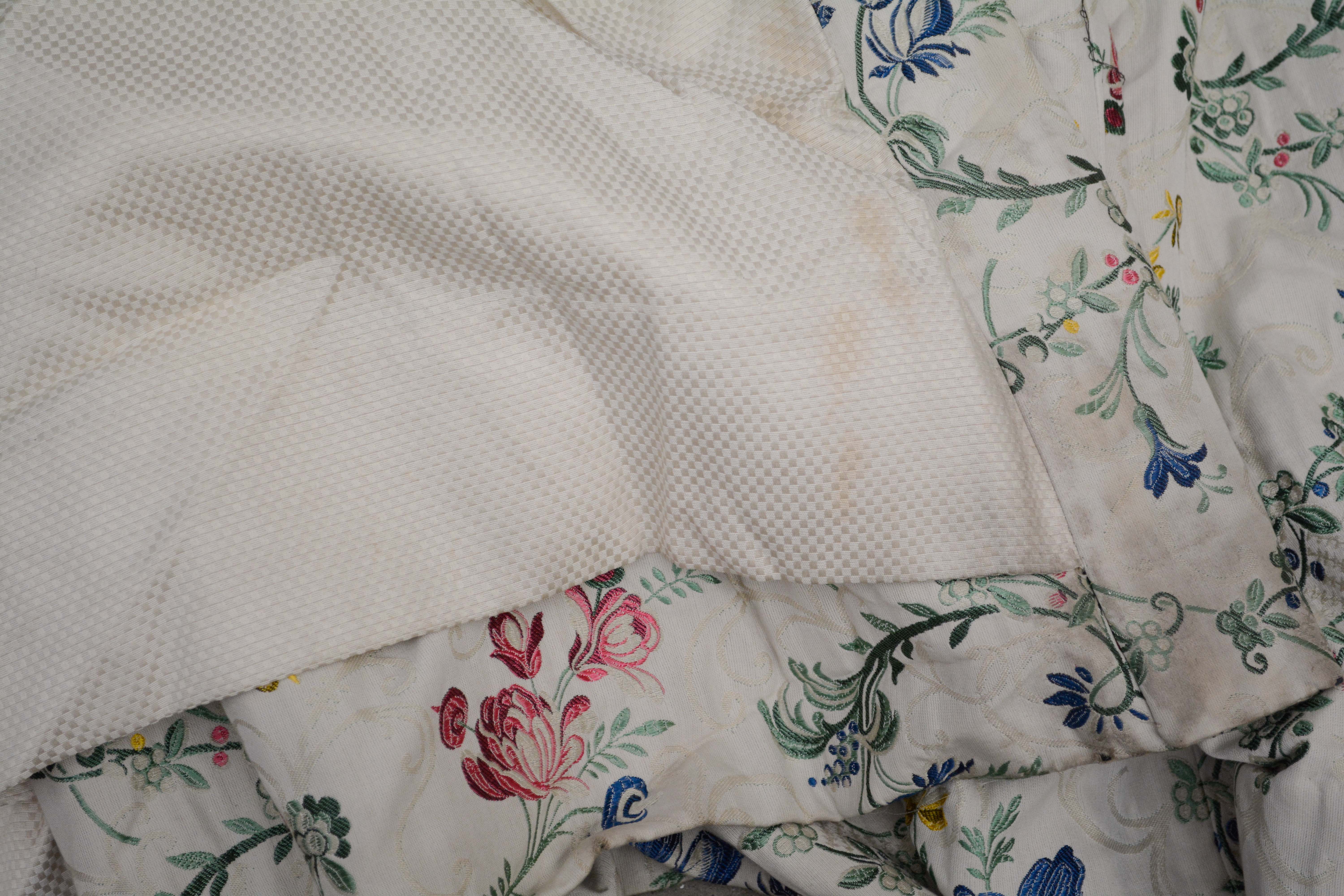 Floral Arabesque Jacquard Lined Drapery Panels