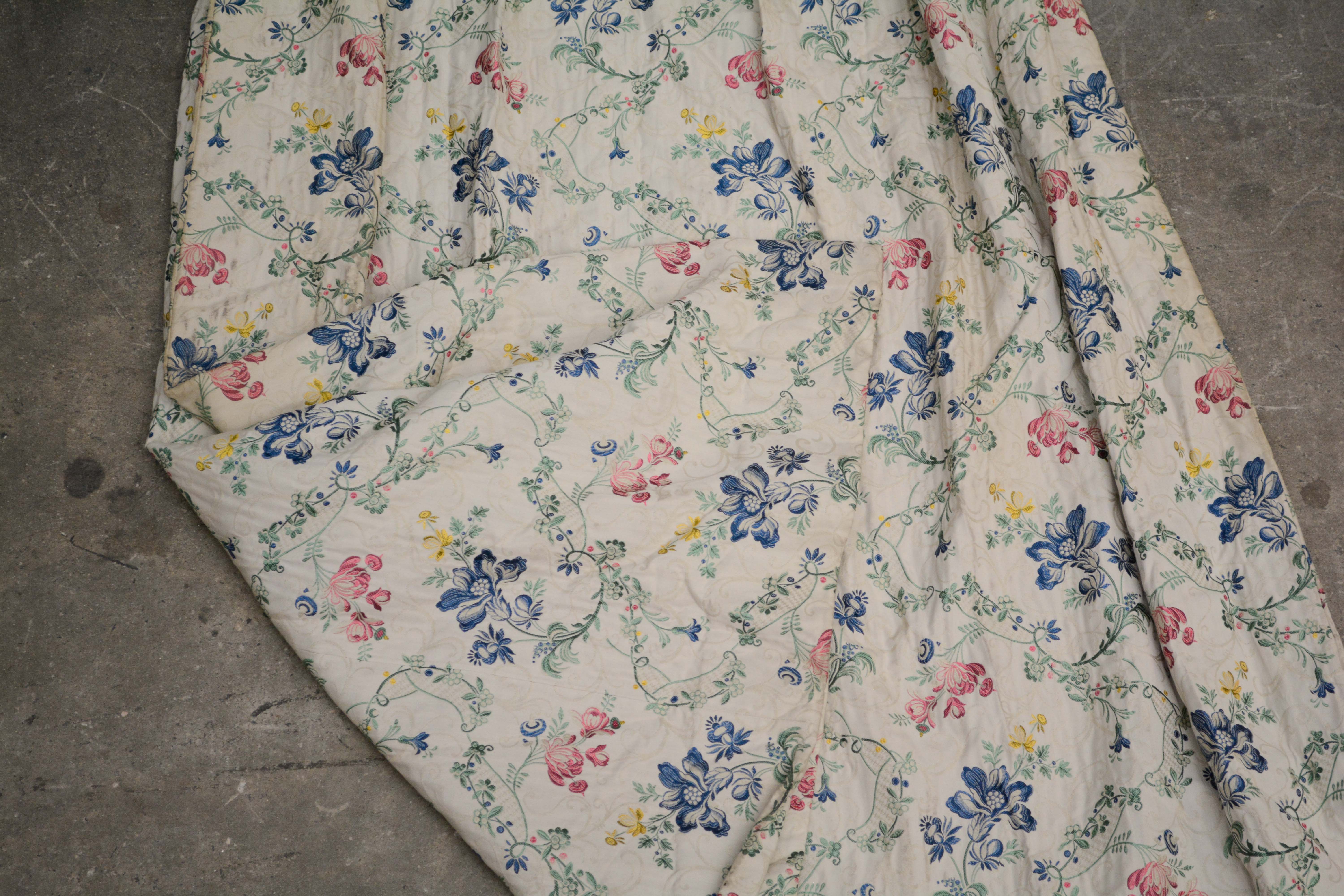 Floral Arabesque Jacquard Lined Drapery Panels