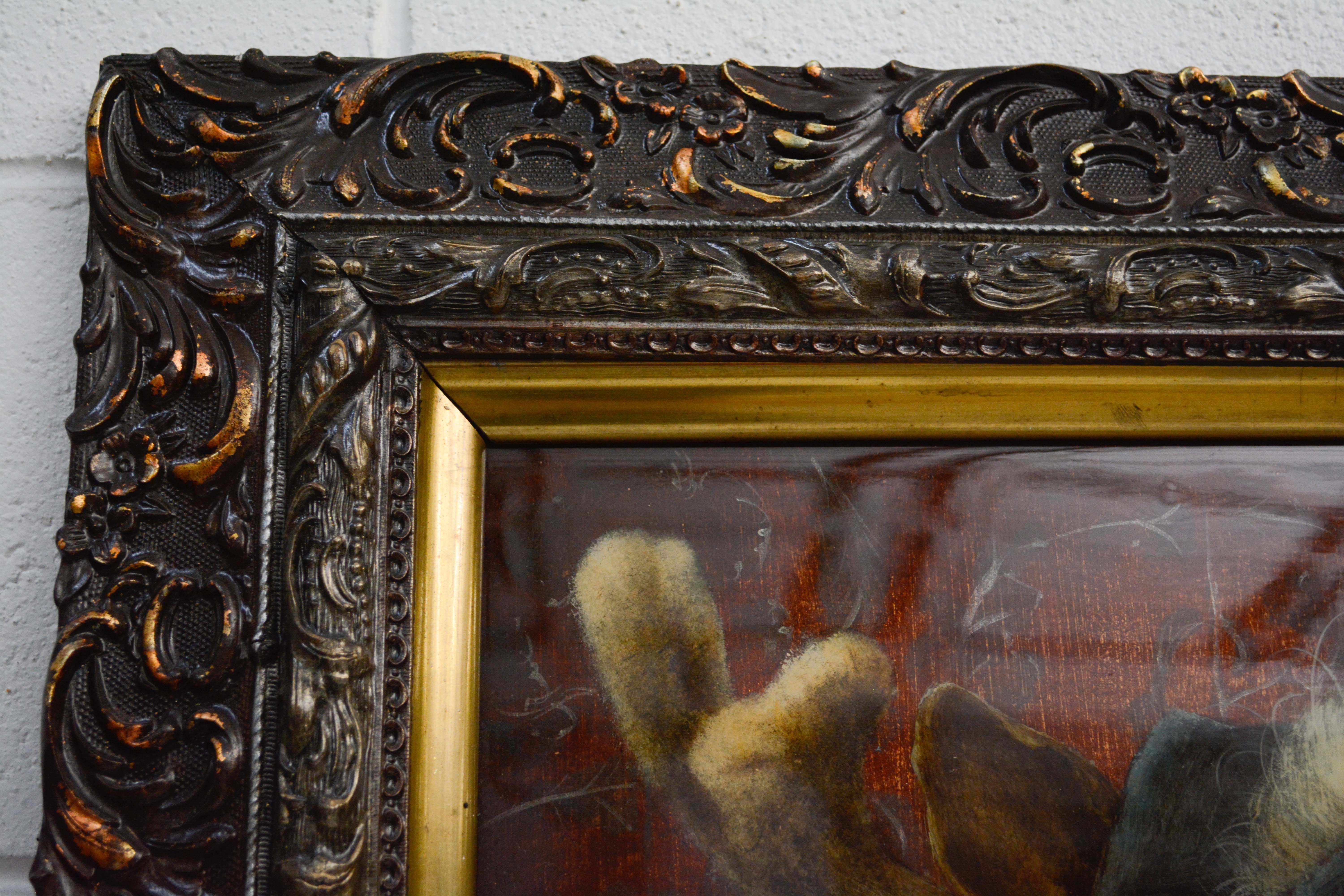 Anthropomorphic Moose Portrait Oil Painting