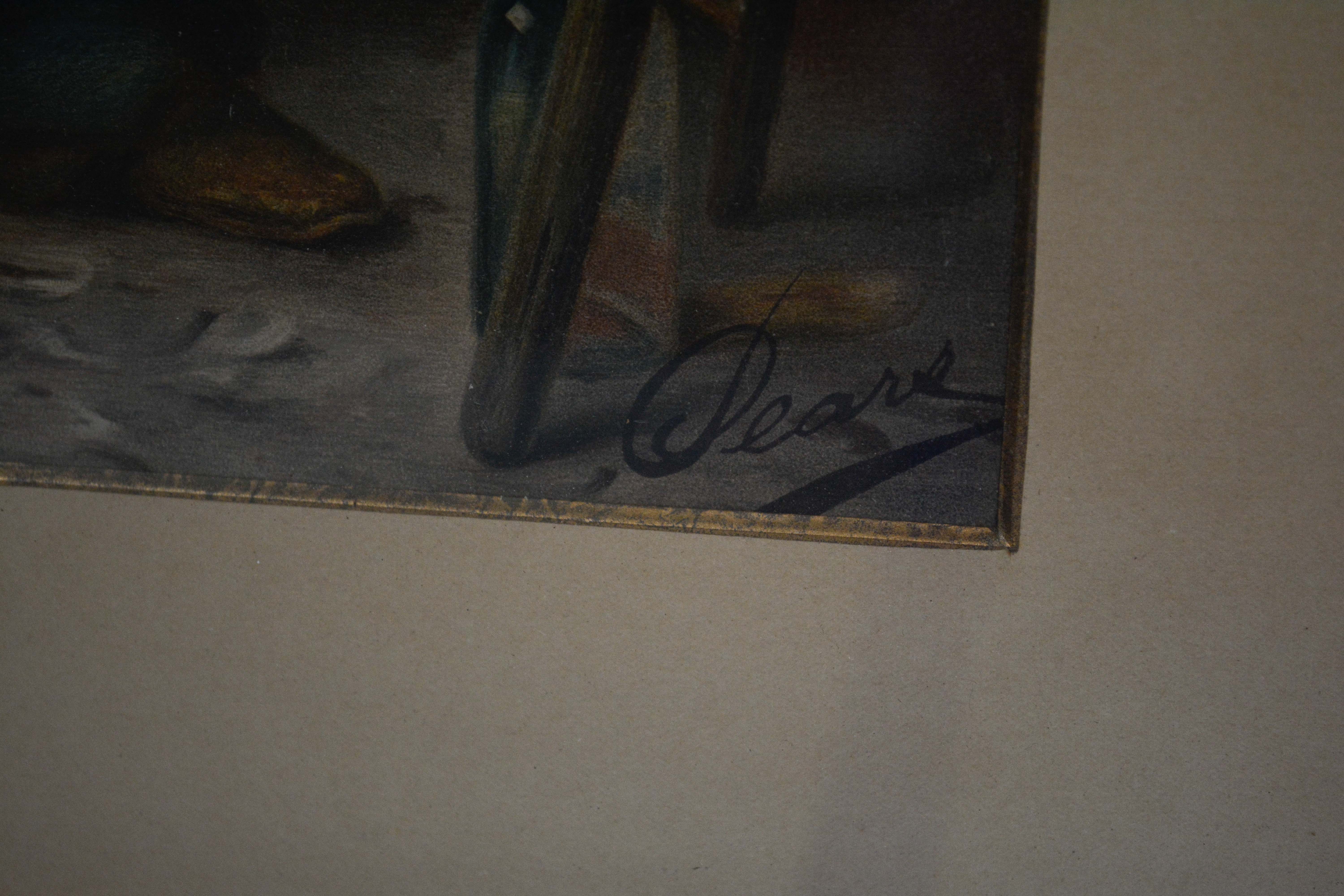 Offset Lithograph after Edwin Landseer "Shoeing"