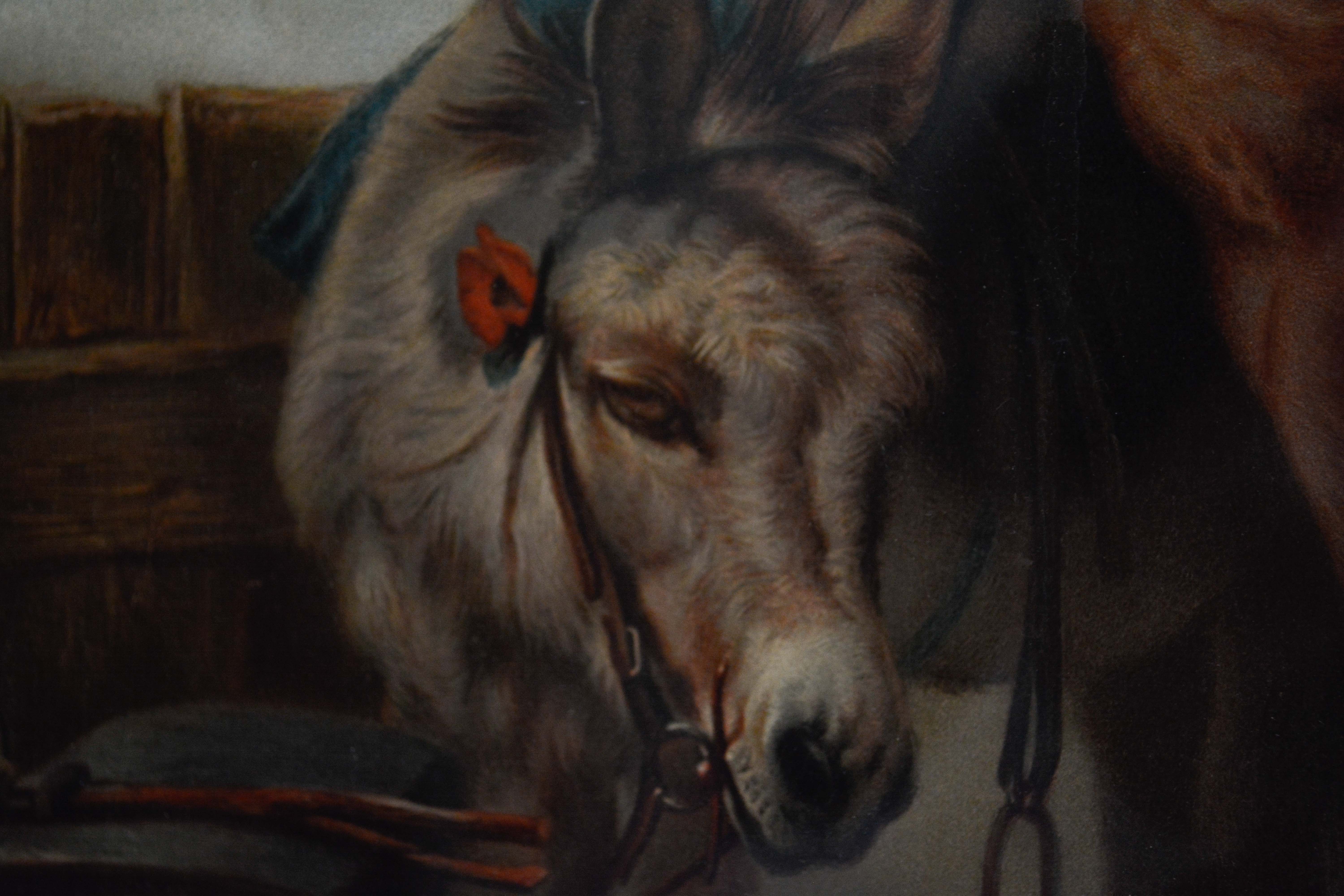 Offset Lithograph after Edwin Landseer "Shoeing"