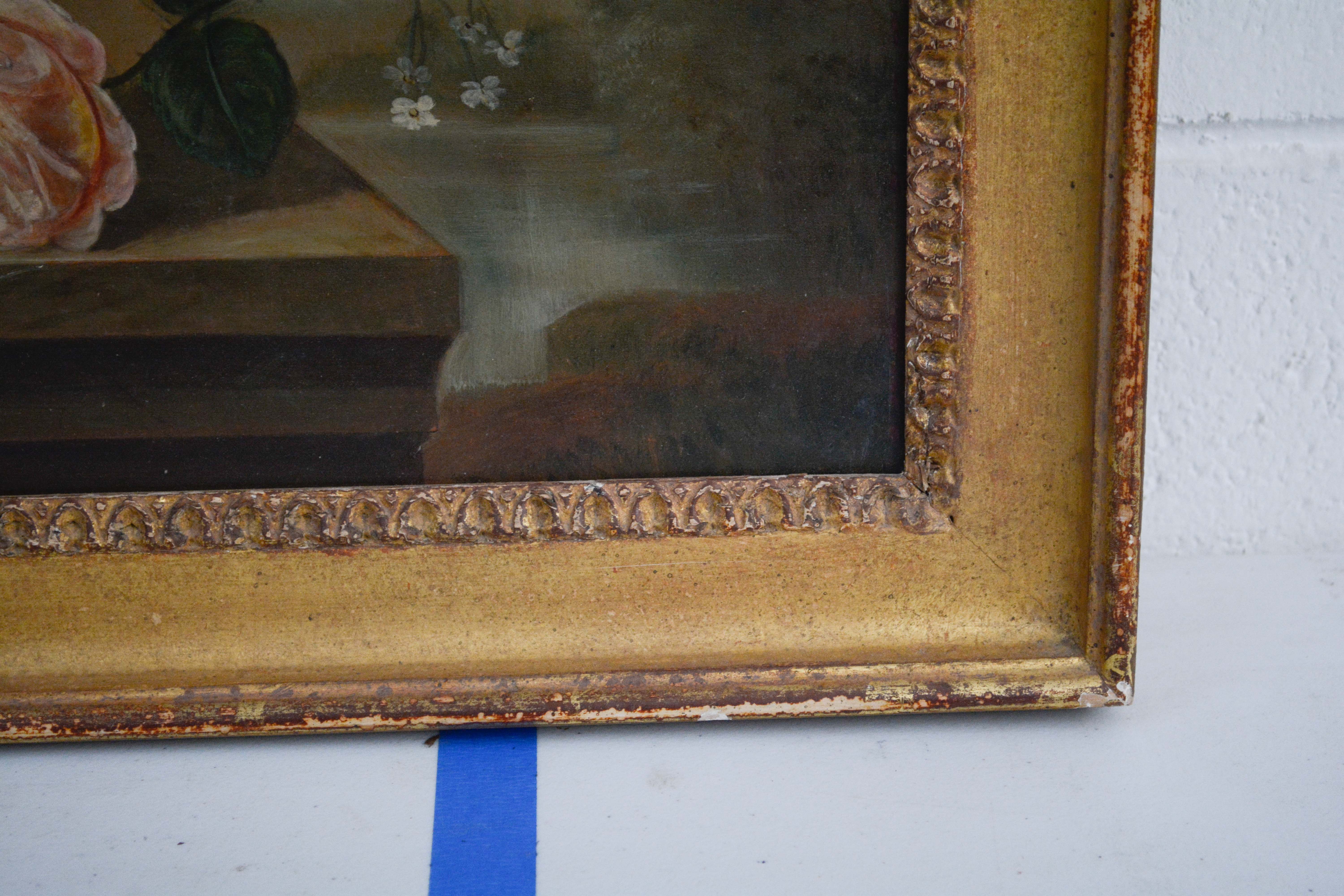 Oskar Robert Dogarth Floral Still Life Oil Painting