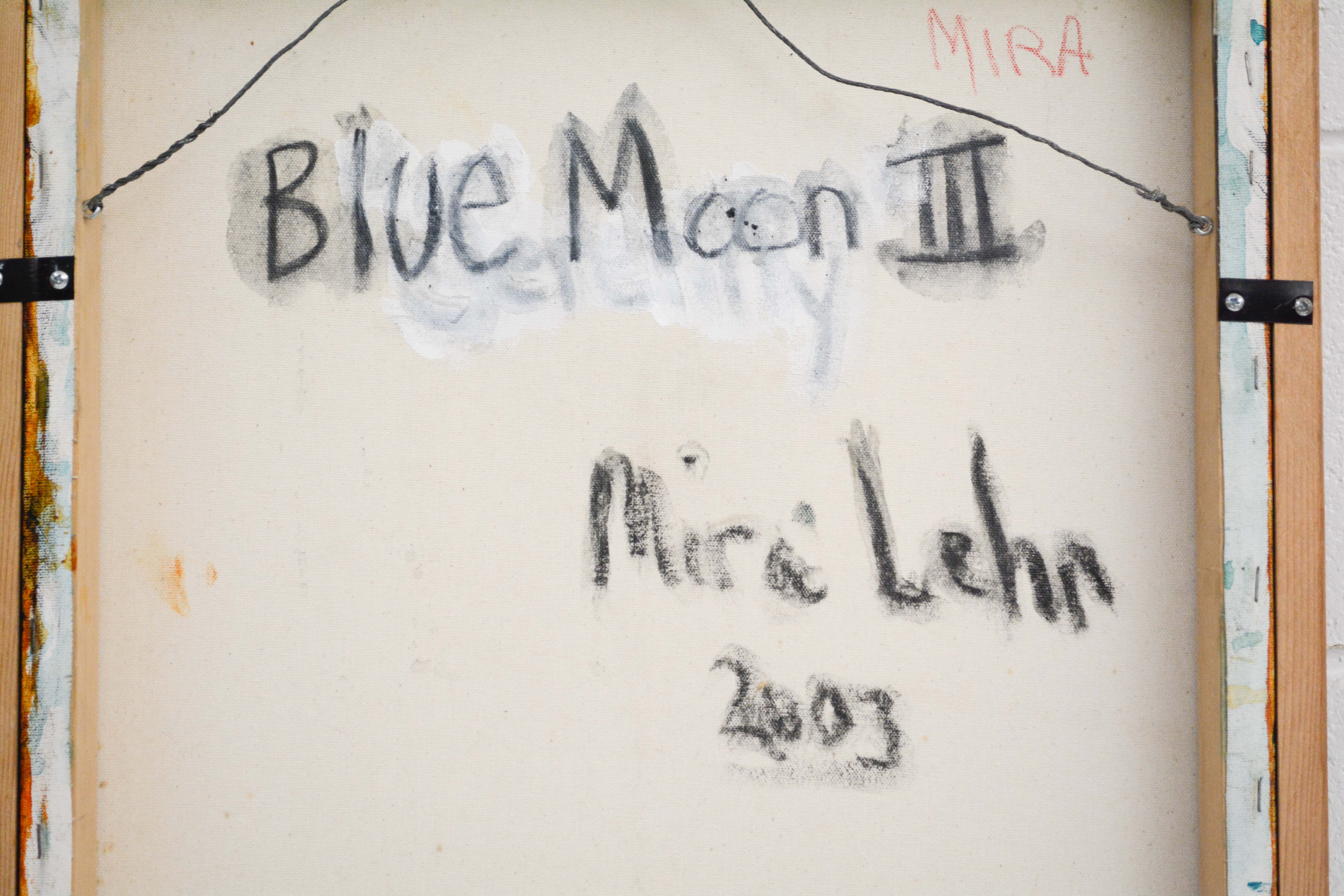 Mira Lehr Acrylic Painting "Blue Moon 3"