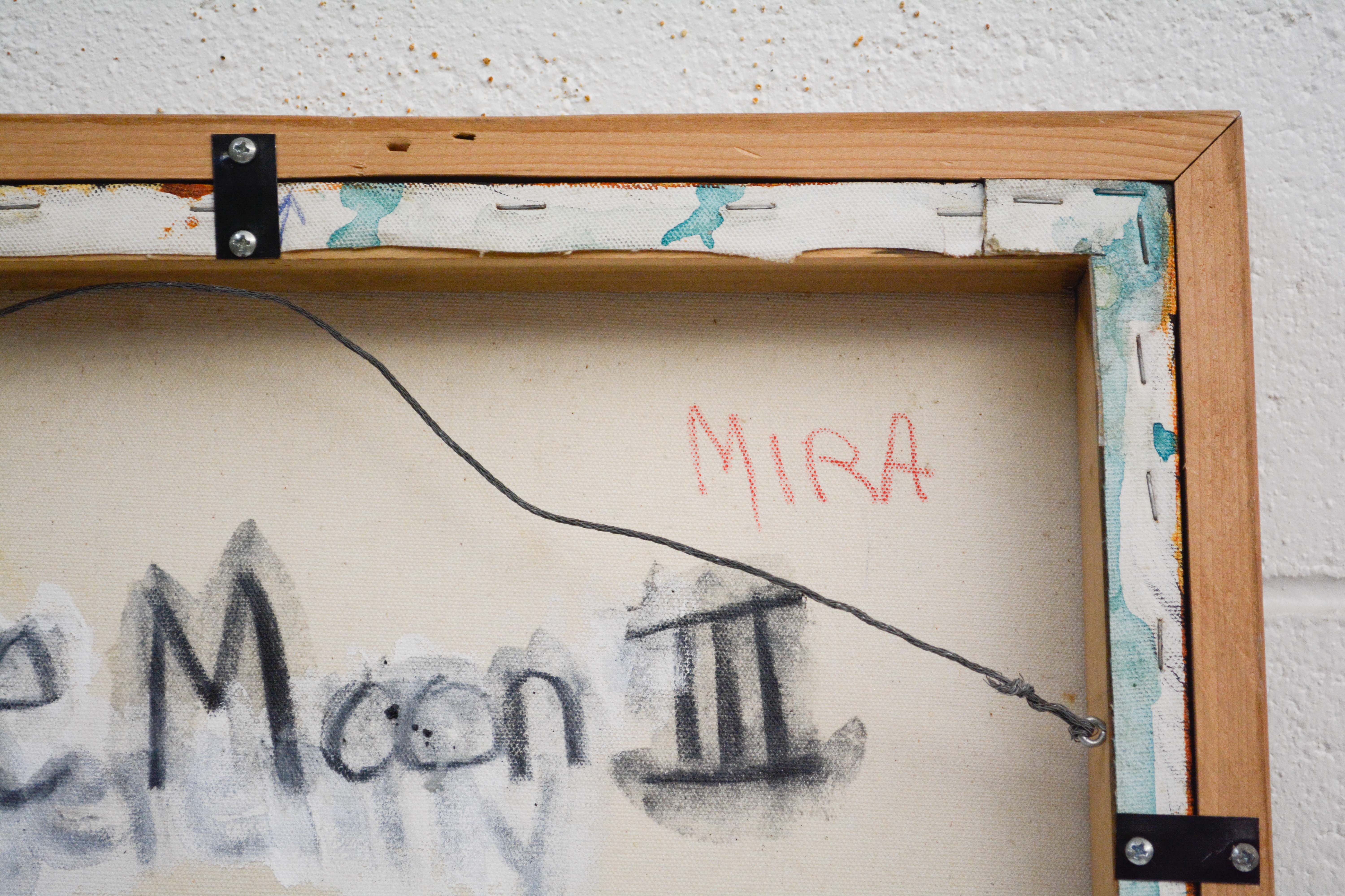 Mira Lehr Acrylic Painting "Blue Moon 3"