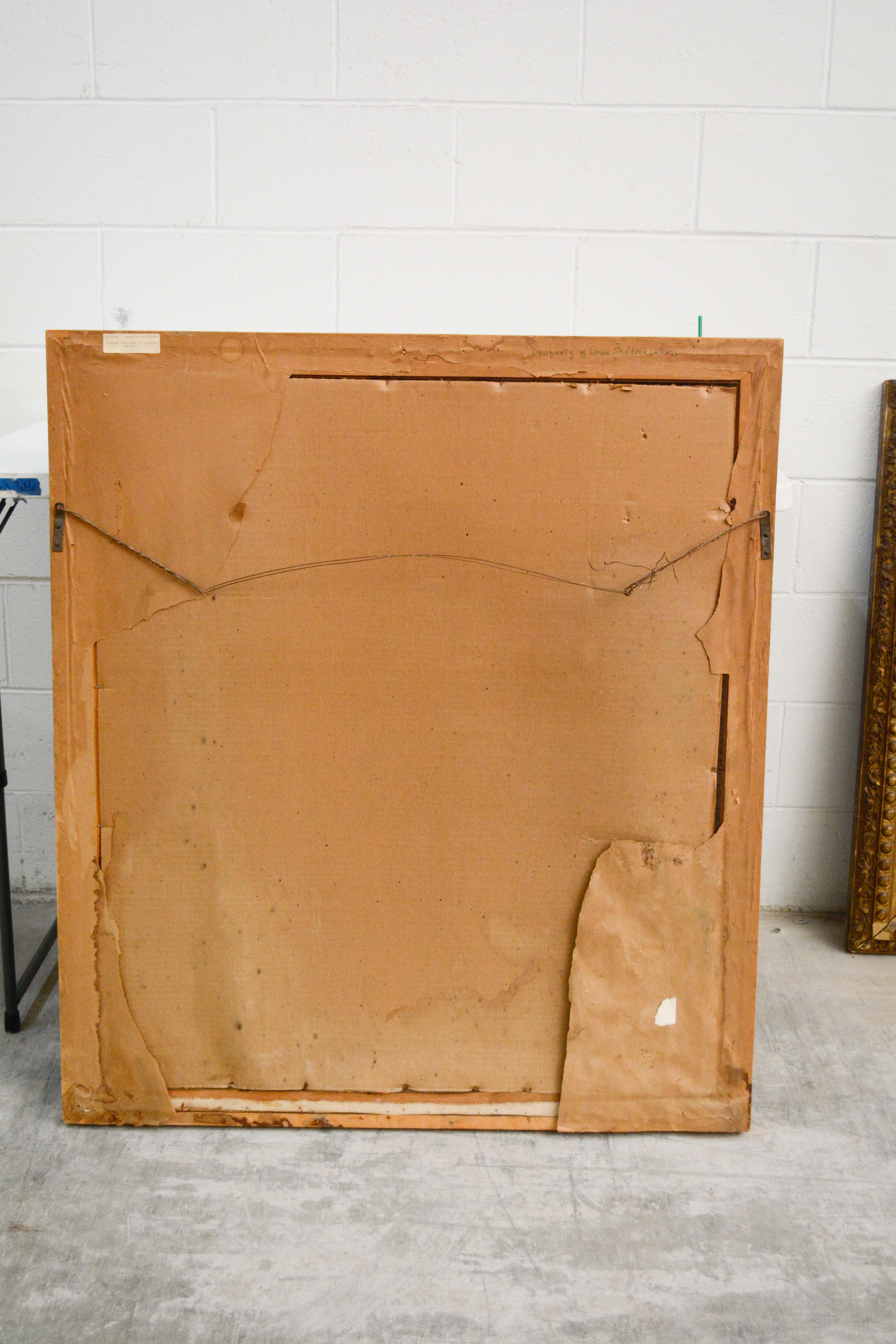 Late 19th Century Needlepoint Depicting Marie de Medici and Cardinal Richelieu