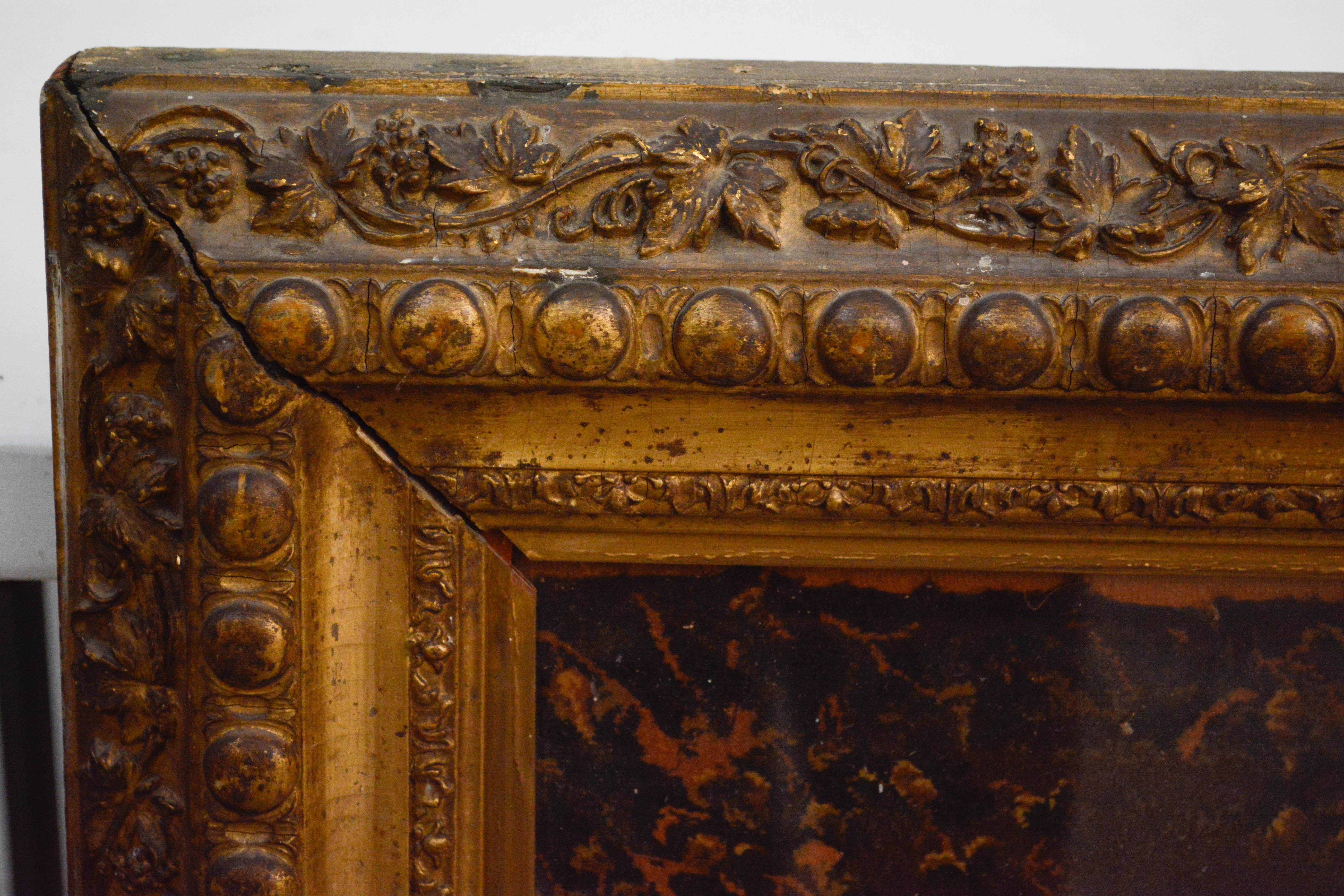 Pile Woven Textile of Stable Scene