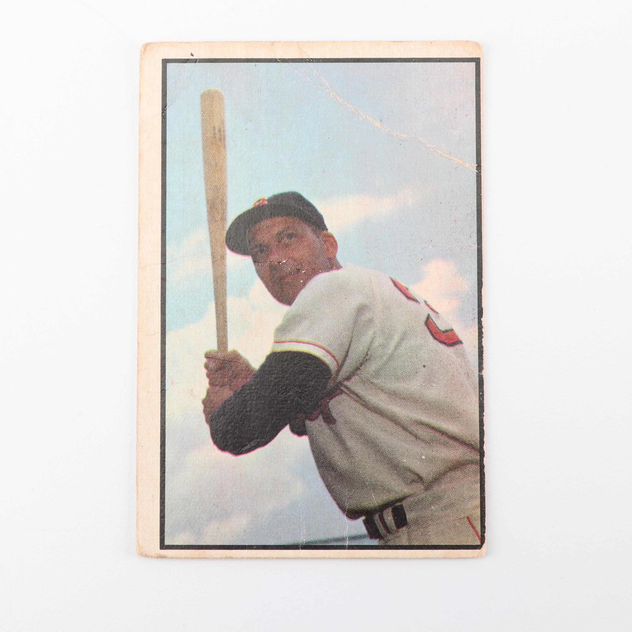 1953 Bowman Color Baseball Cards including Bob Cain