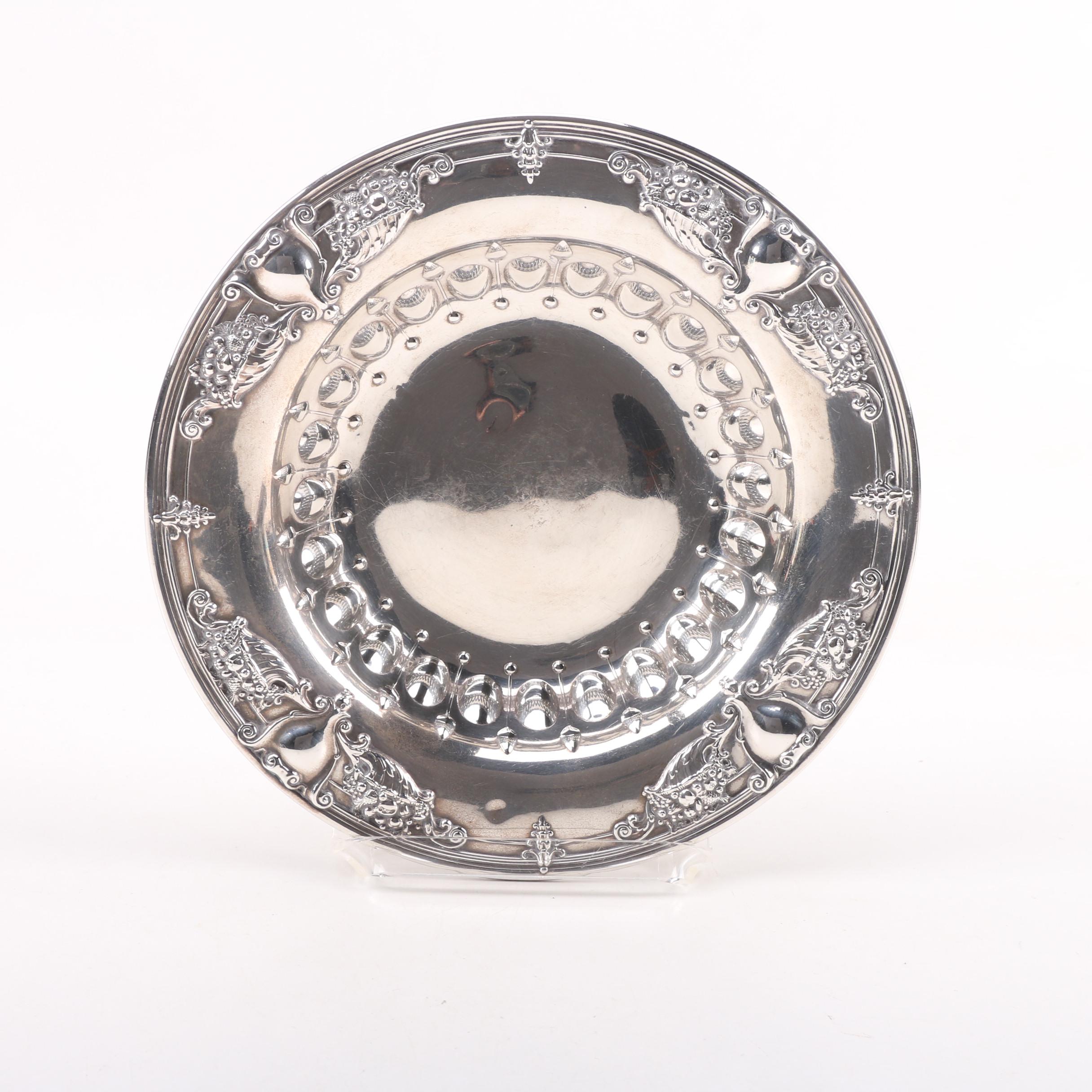 Whiting Mfg. Co. Sterling Repoussé Vegetable Bowl, Early 20th Century