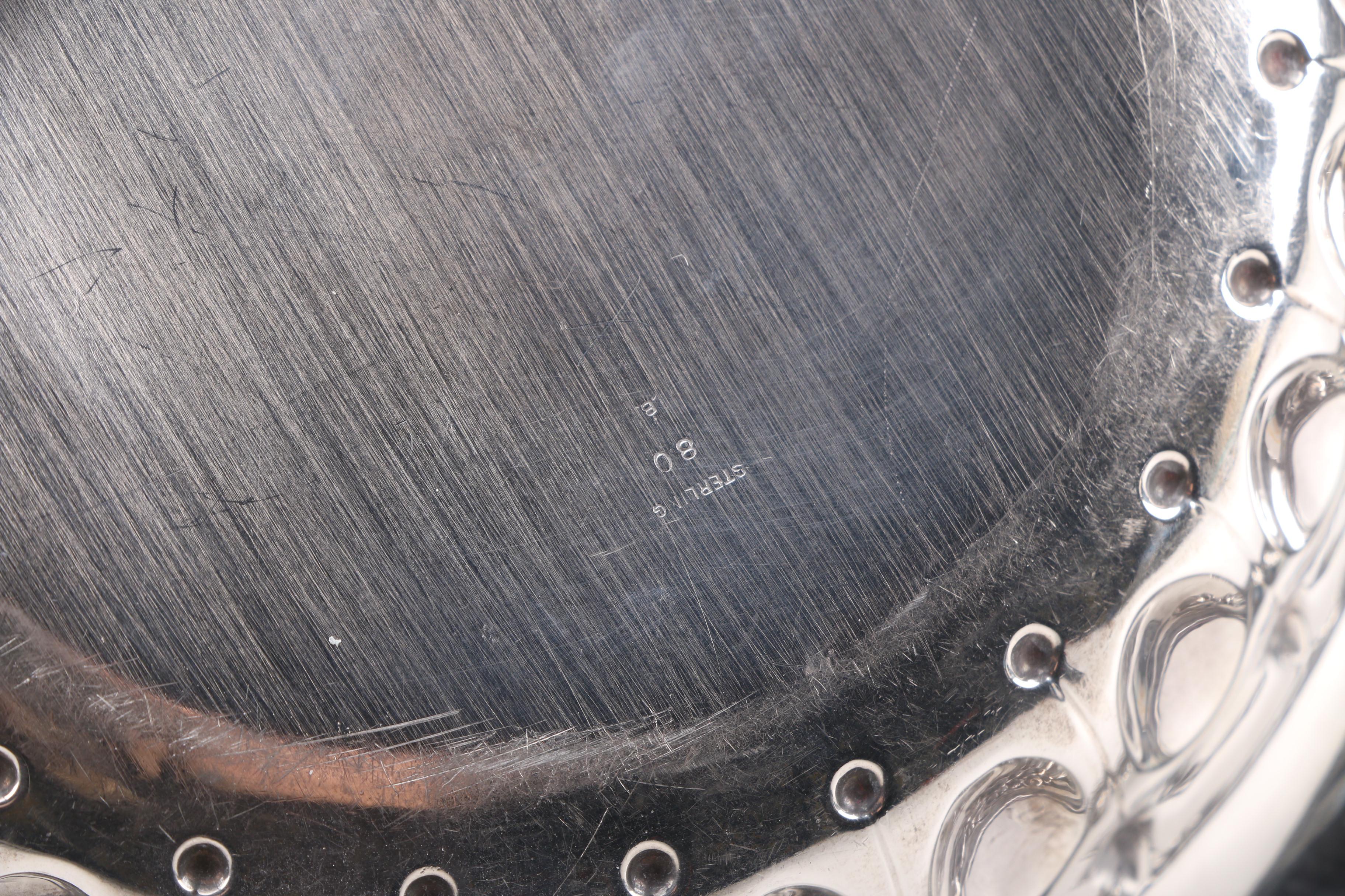 Whiting Mfg. Co. Sterling Repoussé Vegetable Bowl, Early 20th Century