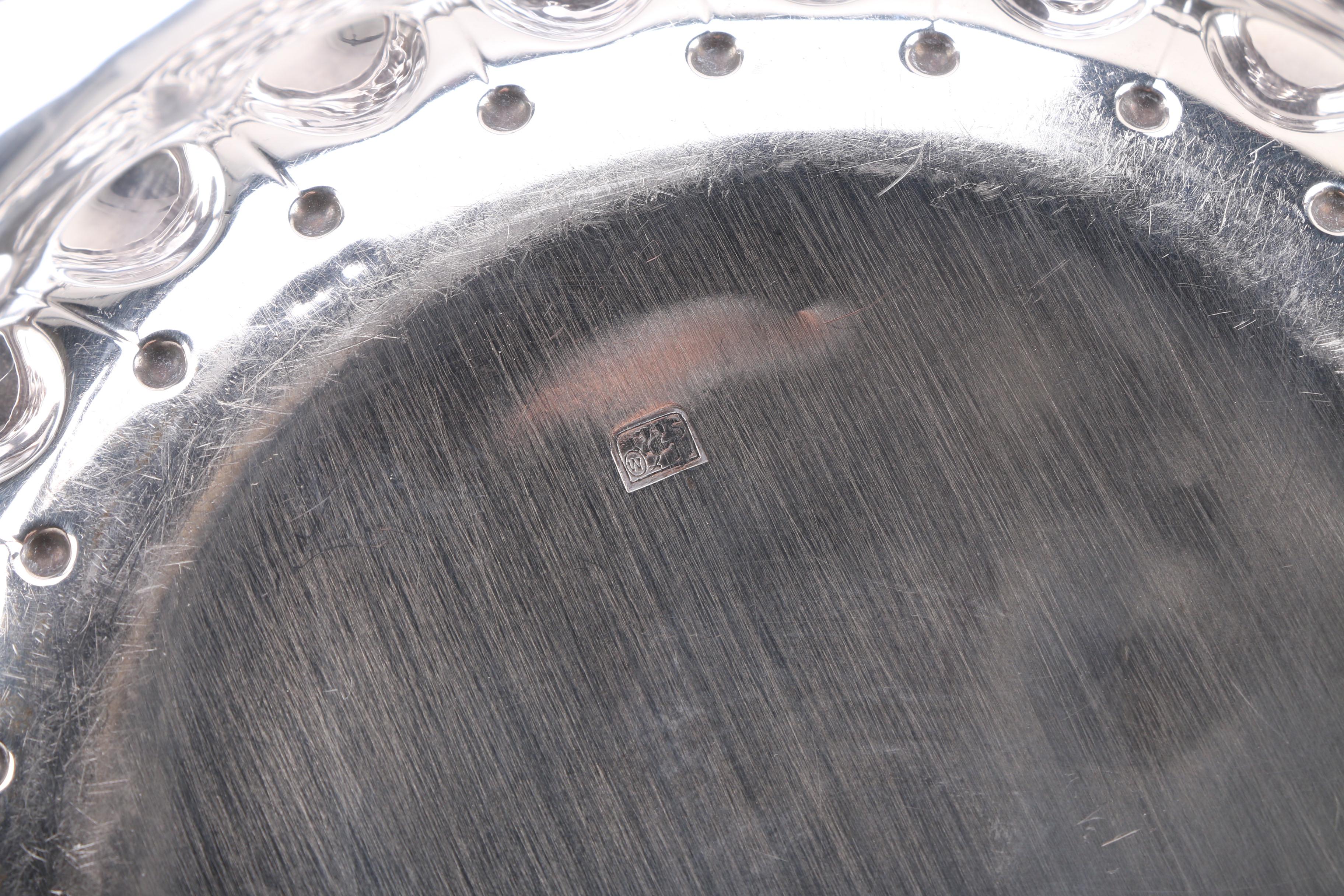 Whiting Mfg. Co. Sterling Repoussé Vegetable Bowl, Early 20th Century