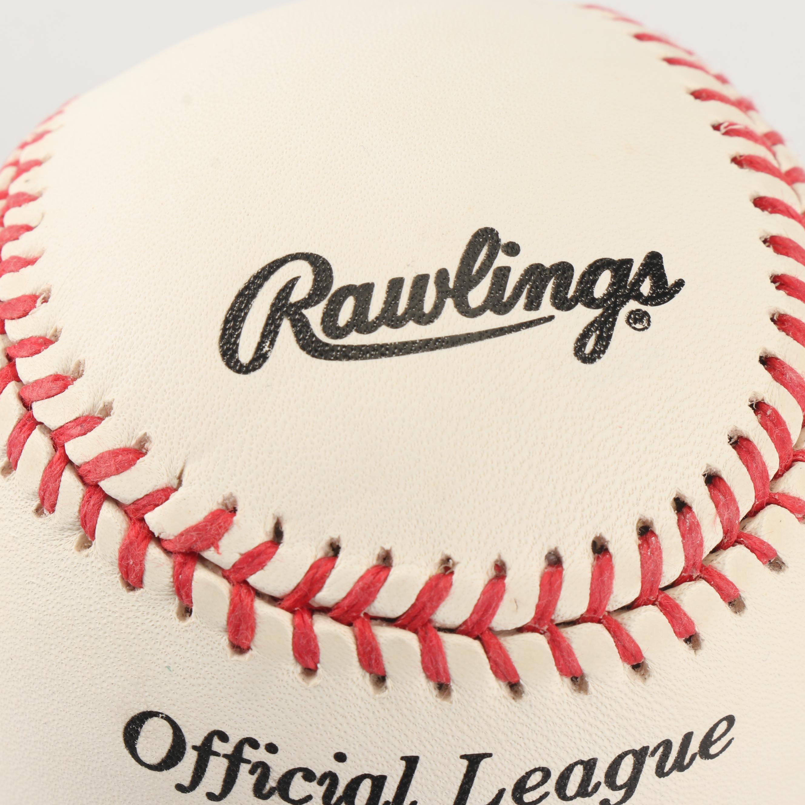 Bob Feller Autographed Baseball