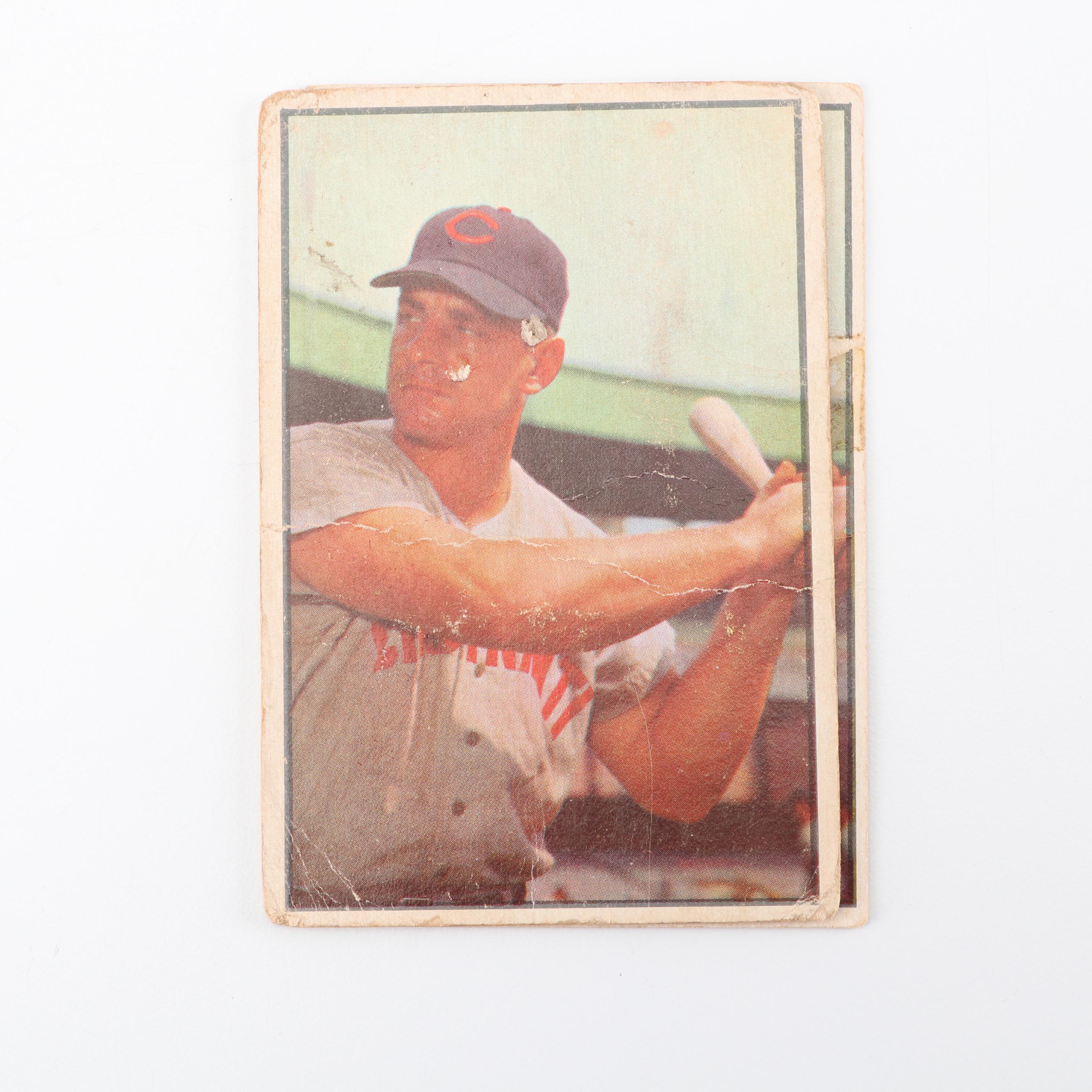 1953 Bowman and 1962 Topps Baseball Cards