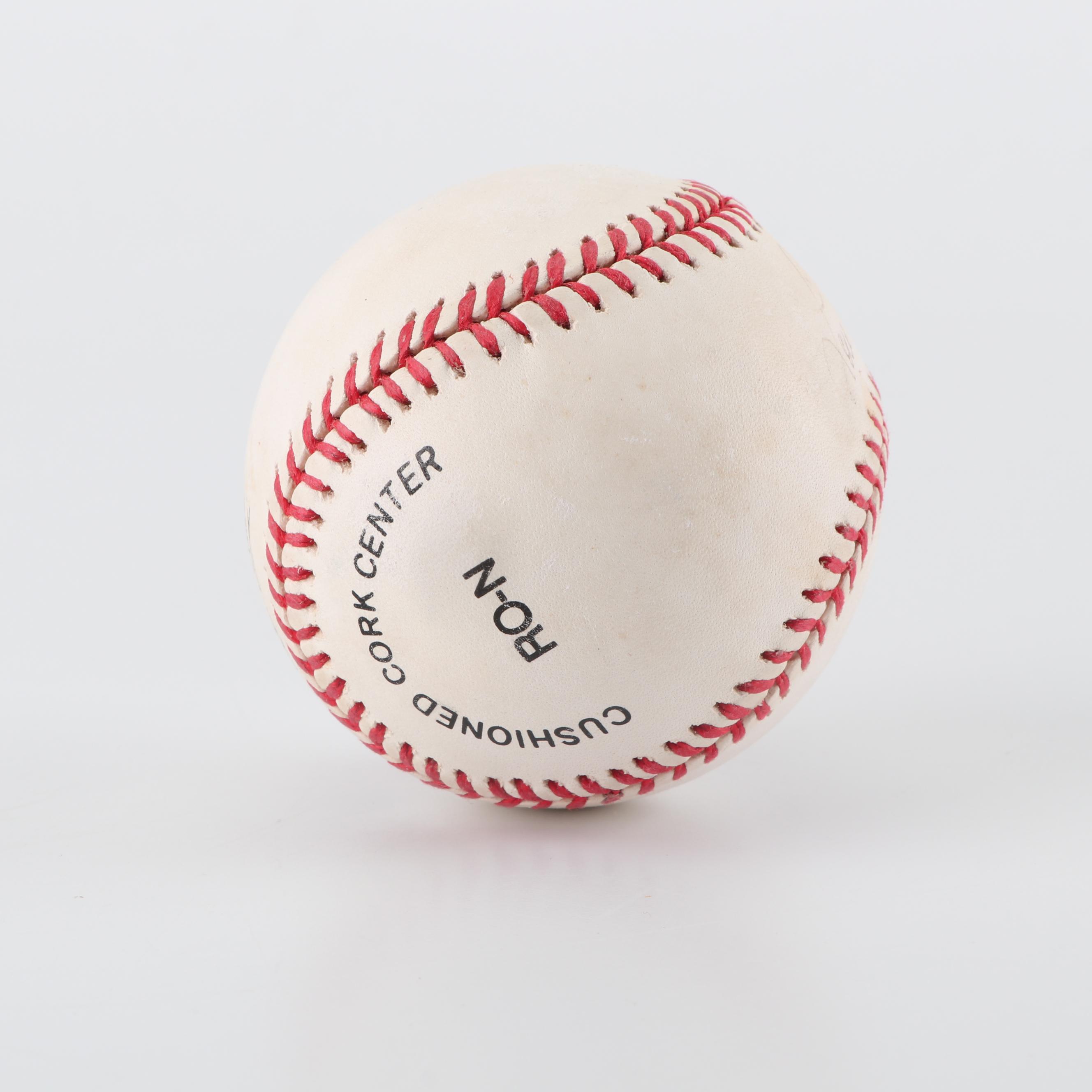 Lou Brock Autographed Baseball