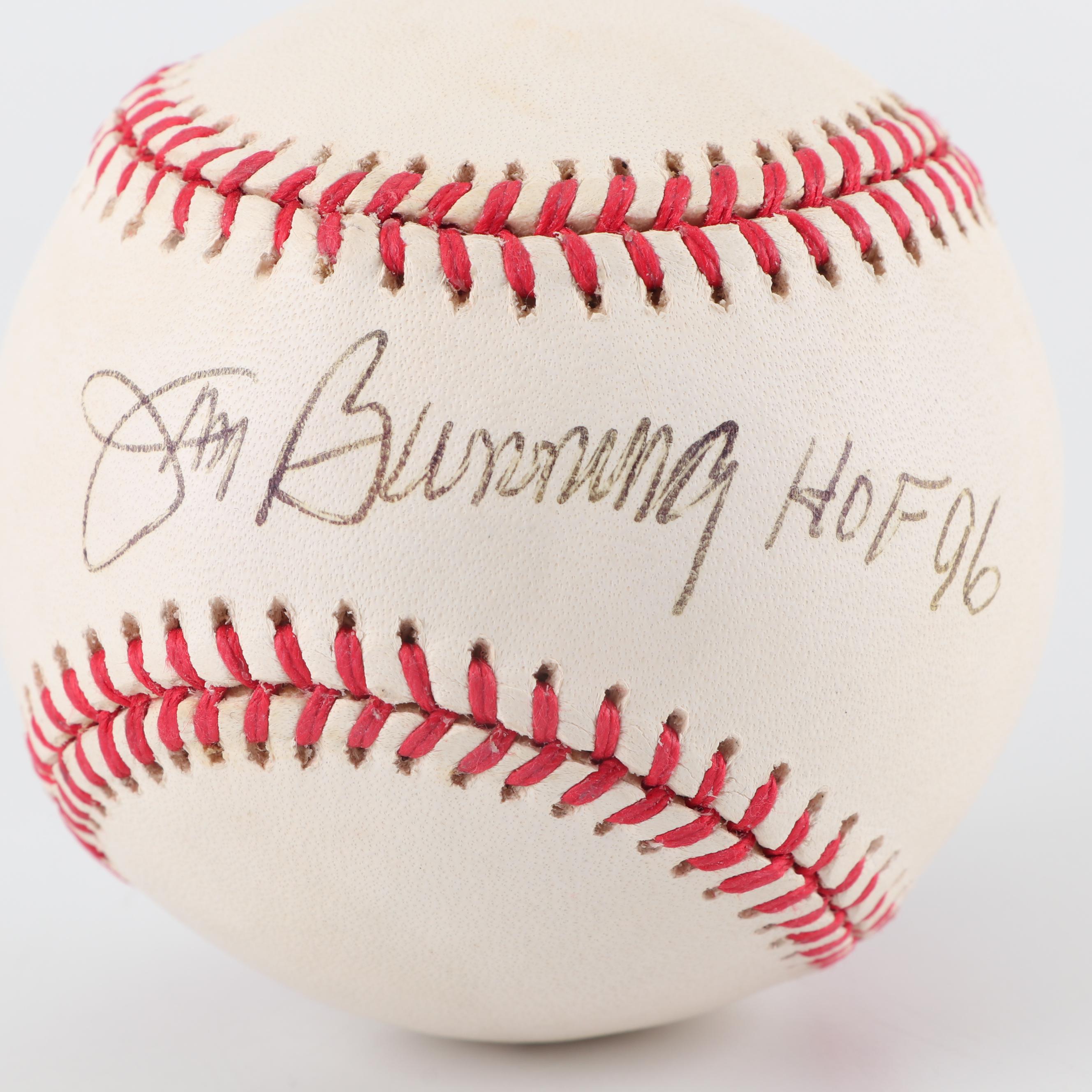 Jim Bunning Autographed Baseball