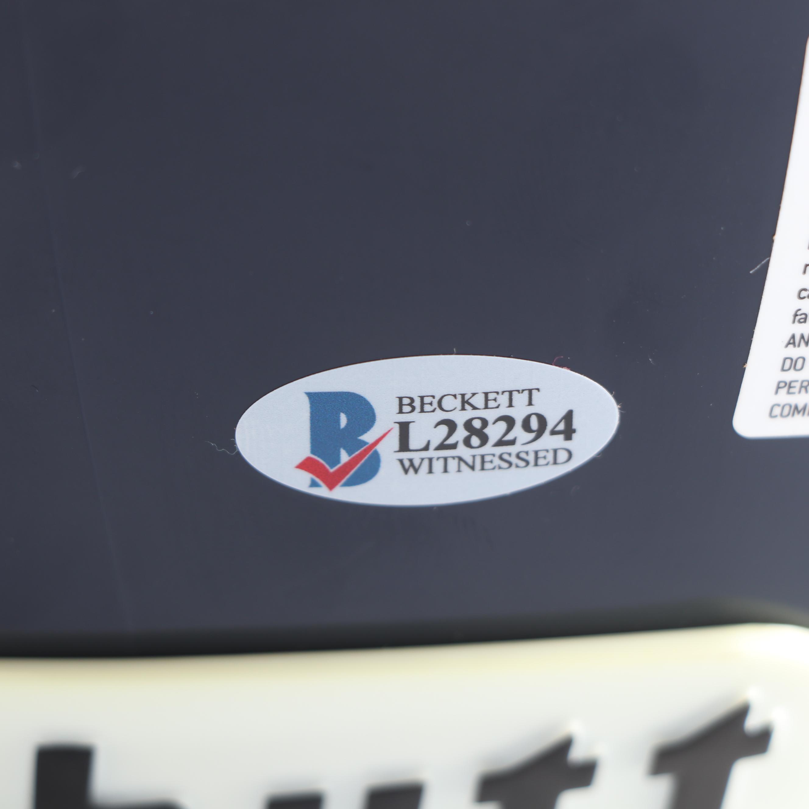 Deion Sanders Autographed Dallas Cowboys Replica Full Size Helmet - Beckett COA