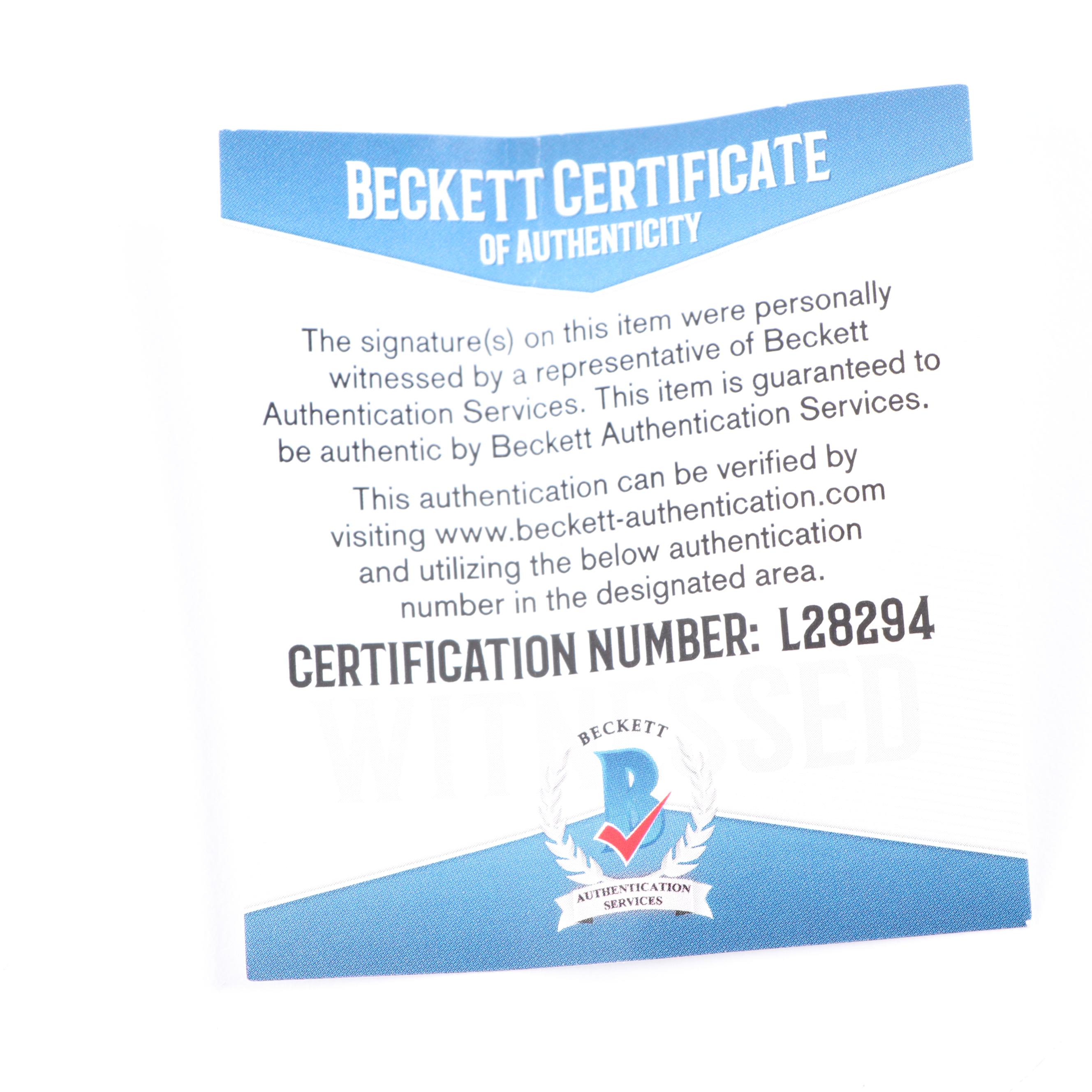 Deion Sanders Autographed Dallas Cowboys Replica Full Size Helmet - Beckett COA