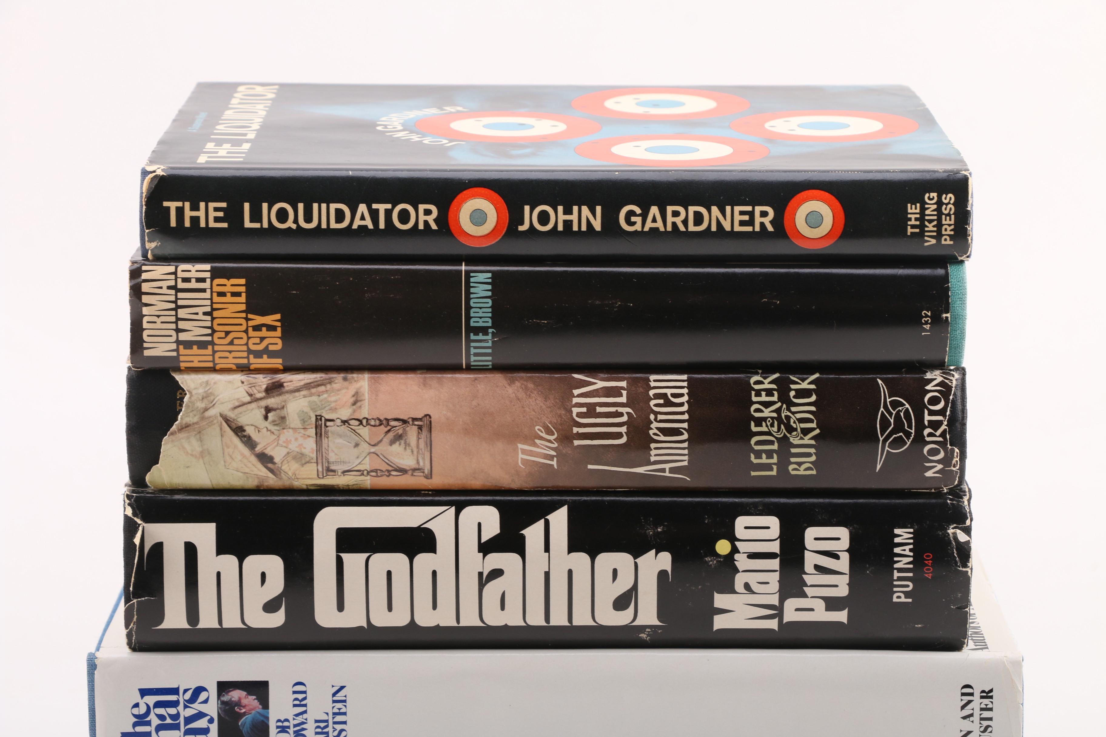 Vintage Books by Bob Woodward, Norman Mailer, John Gardner, and More