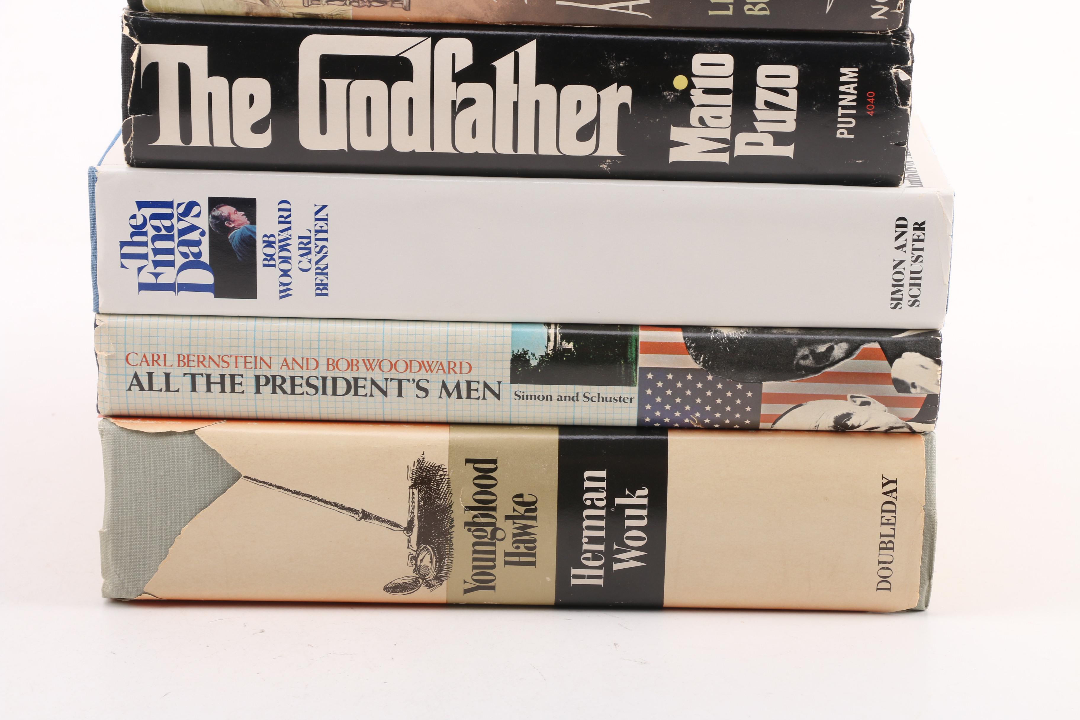 Vintage Books by Bob Woodward, Norman Mailer, John Gardner, and More