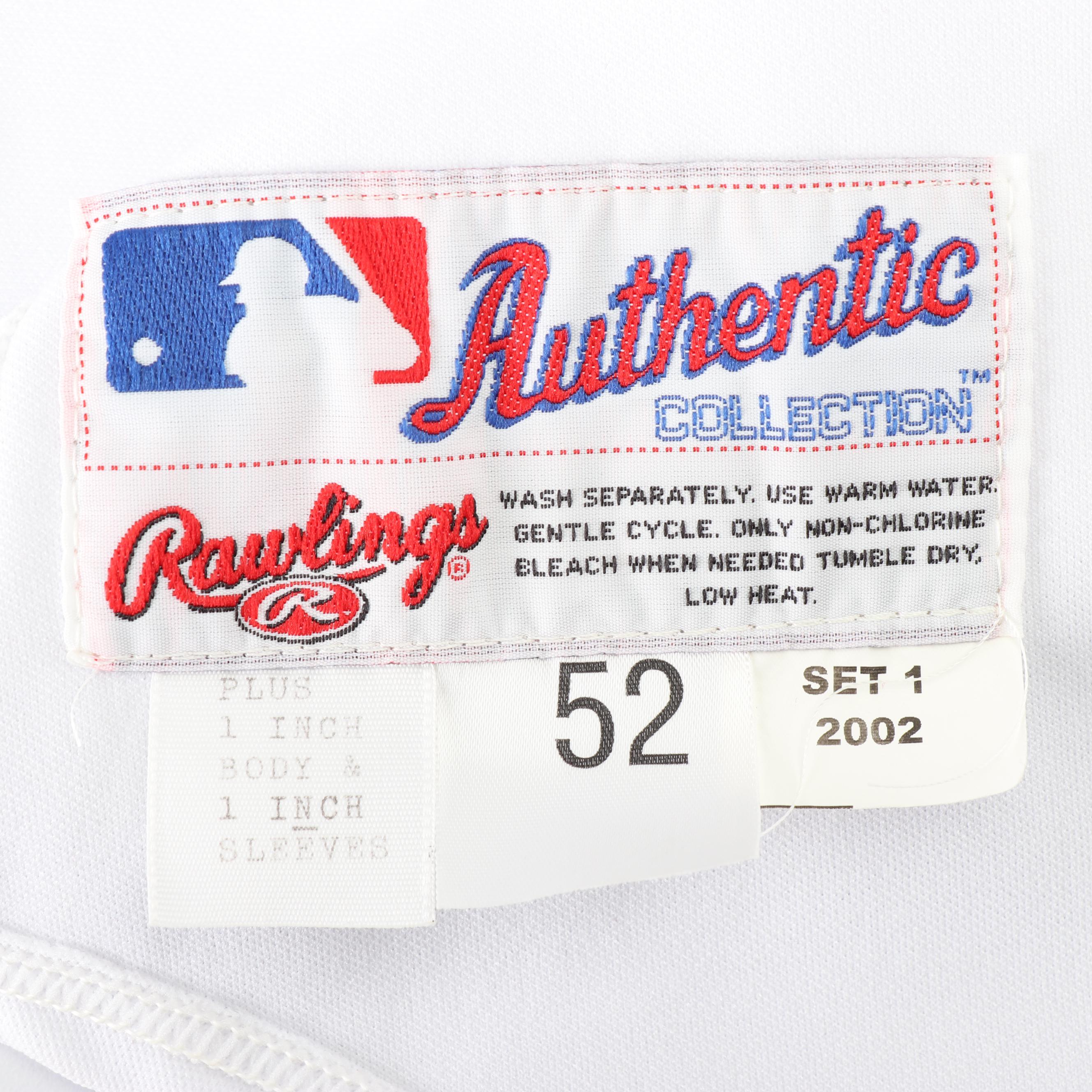 Juan González Game Used Texas Rangers Jersey