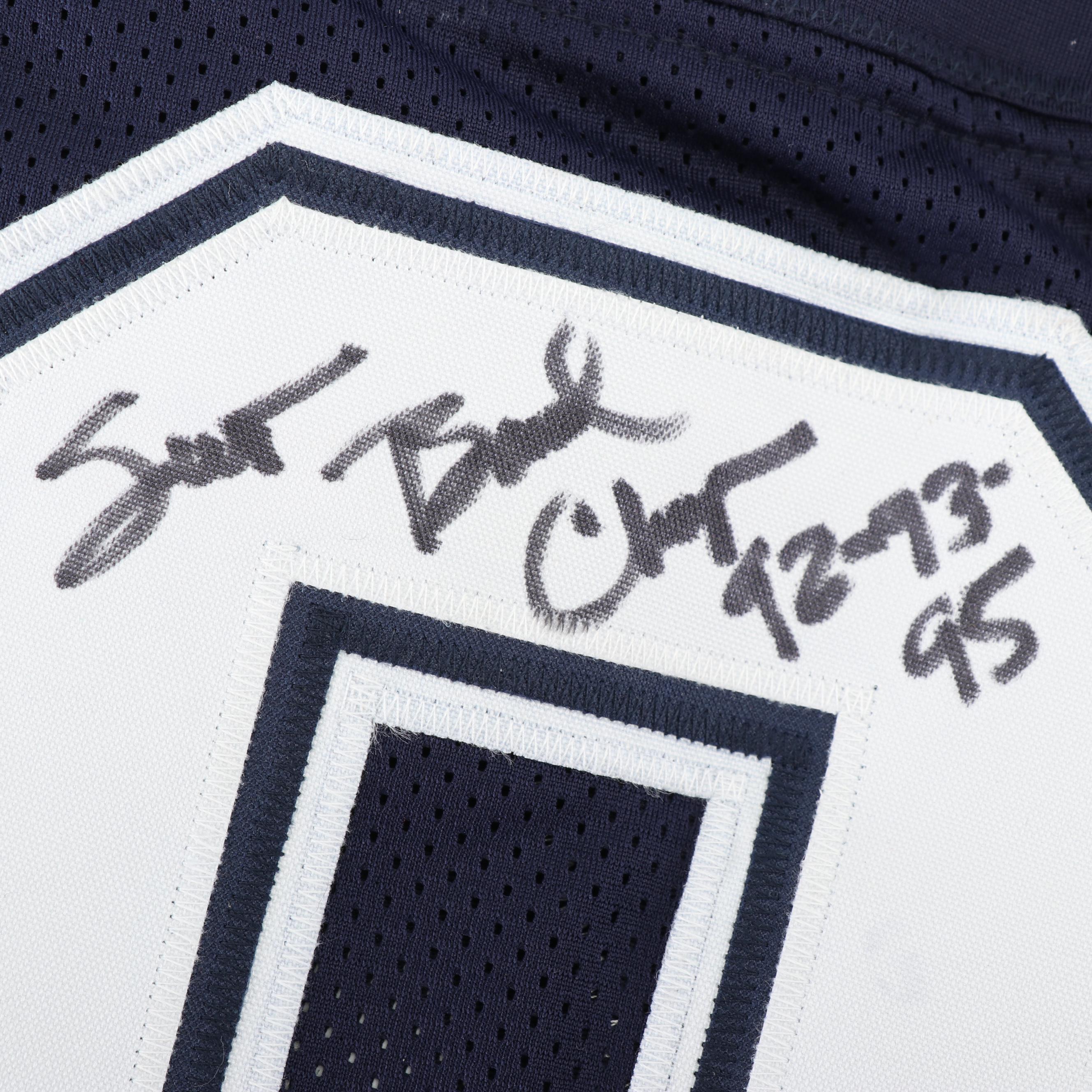 Bill Bates Autographed Dallas Cowboys Jersey "Super Bowl Champ 92-93-95"