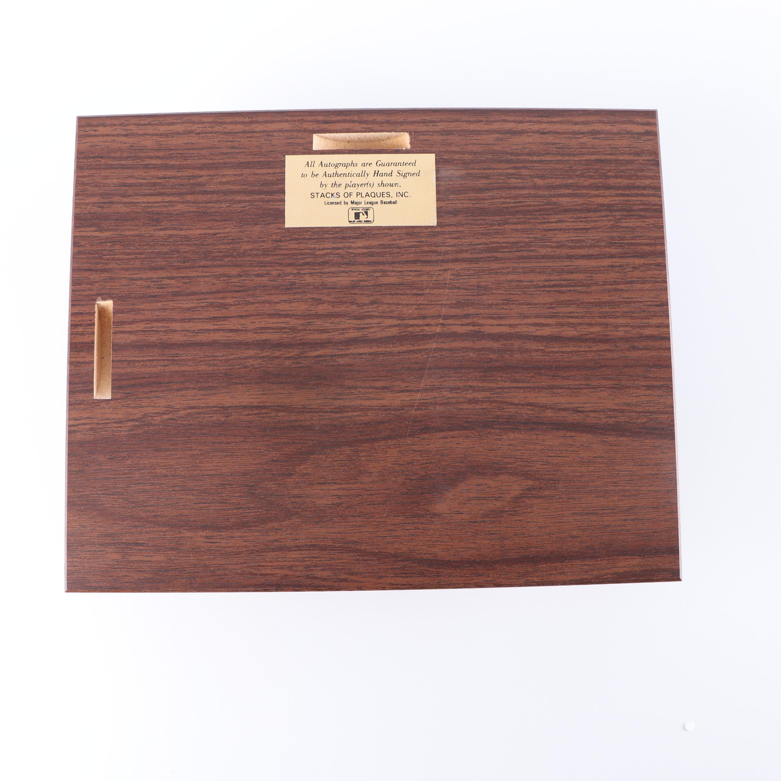 Nolan Ryan Signed Limited Edition Texas Rangers Plaque