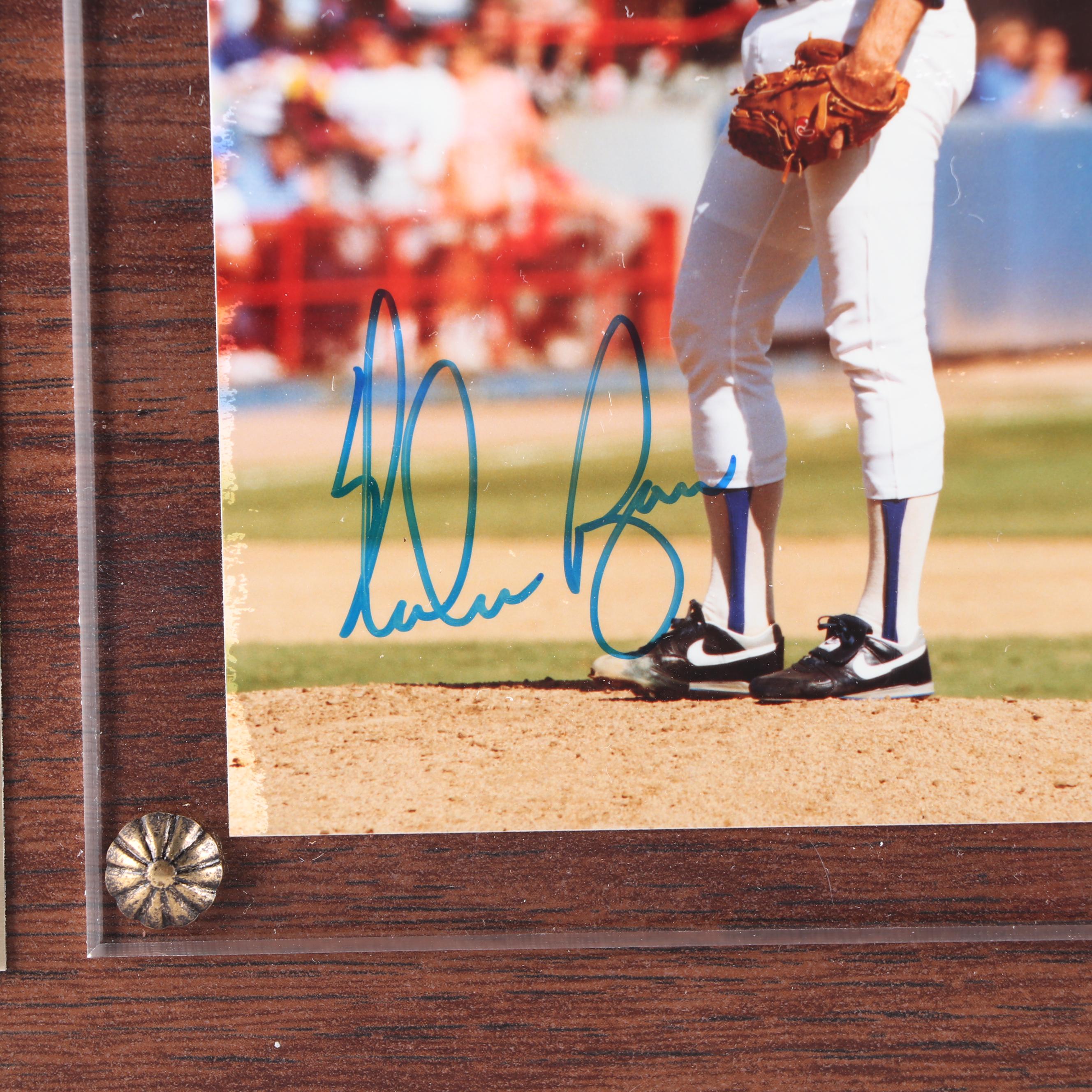 Nolan Ryan Signed Limited Edition Texas Rangers Plaque