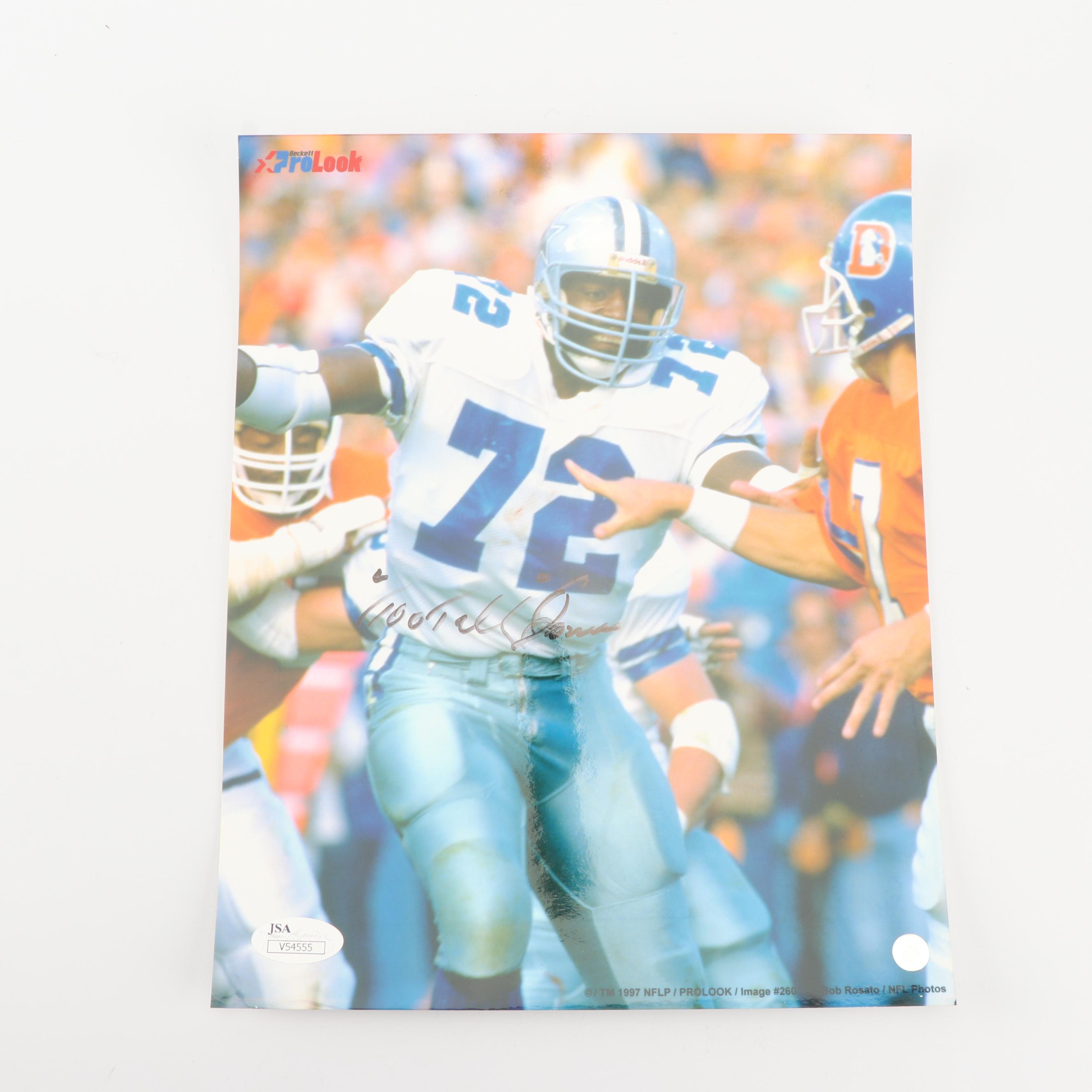 Ed "Too Tall" Jones Autographed Photo