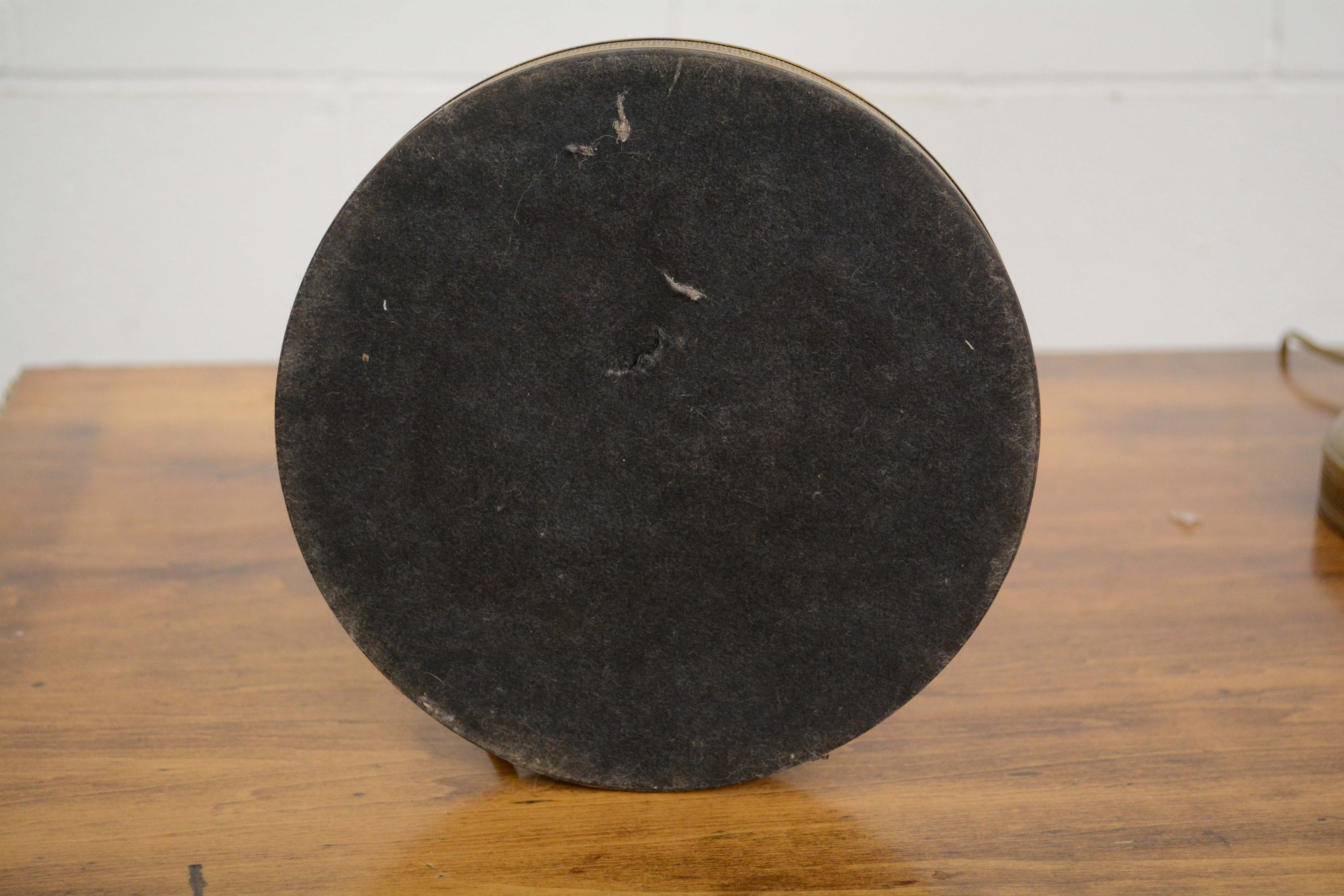 Converted Hand Decorated Glass Mantel Lustre Table Lamps with Crystal Prisms