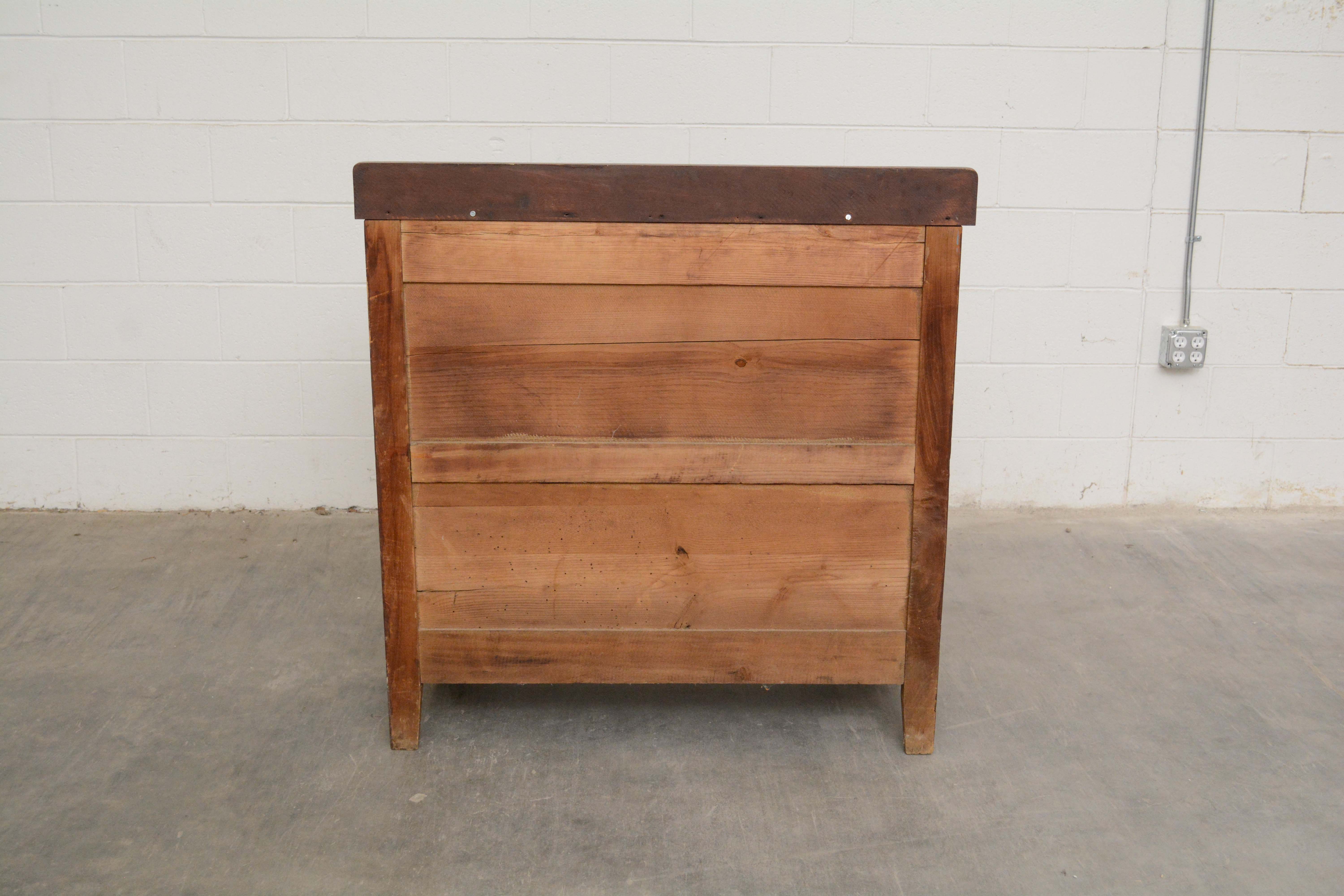 American Empire Mahogany Chest of Drawers, Mid 19th Century