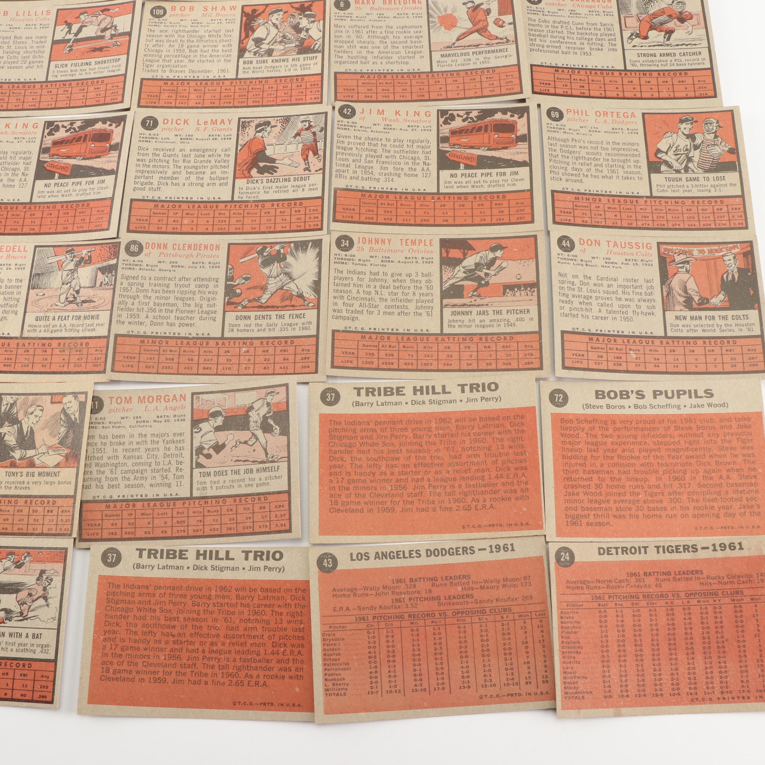 1962 Topps Baseball Cards