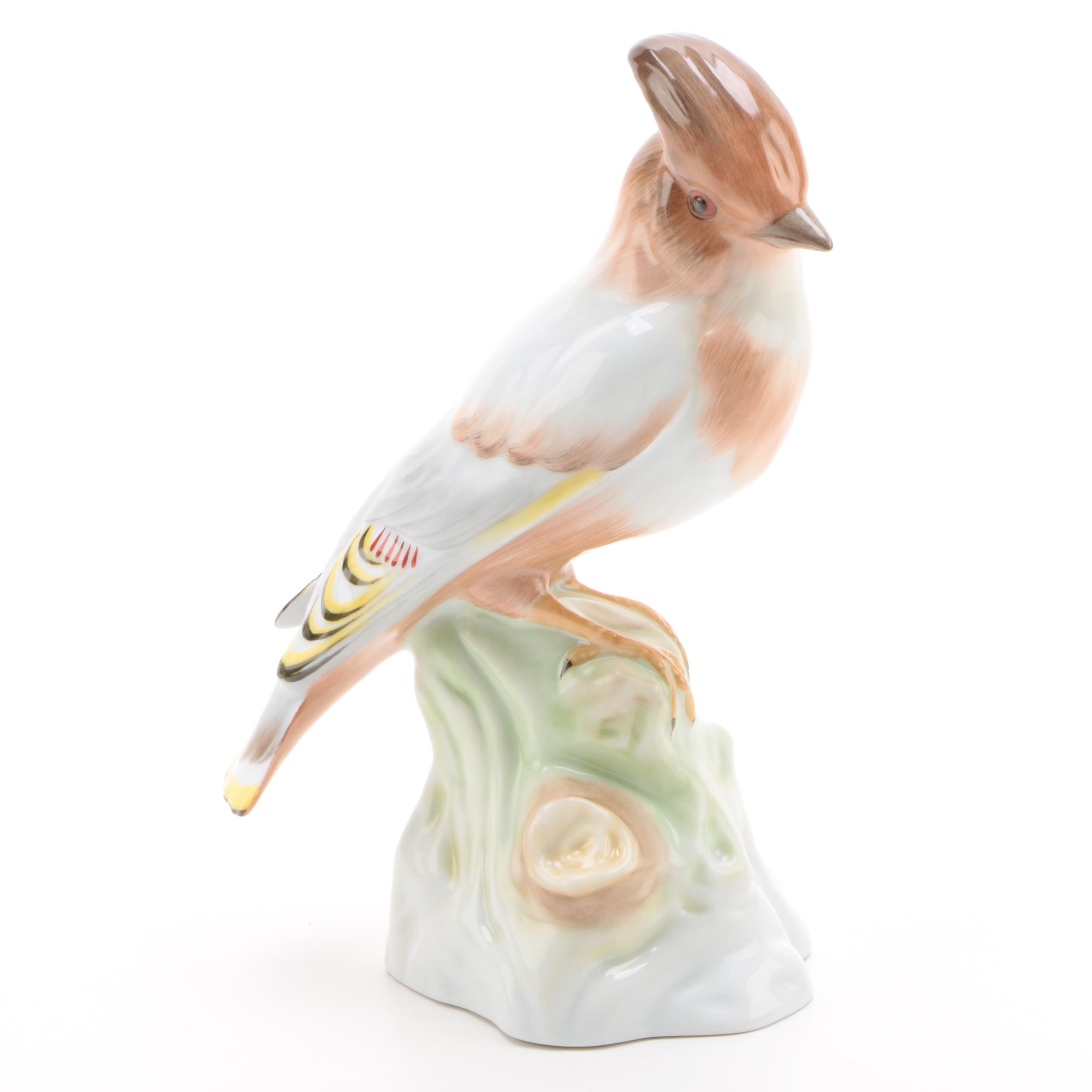 Herend "Singer Bird" Porcelain Figurine