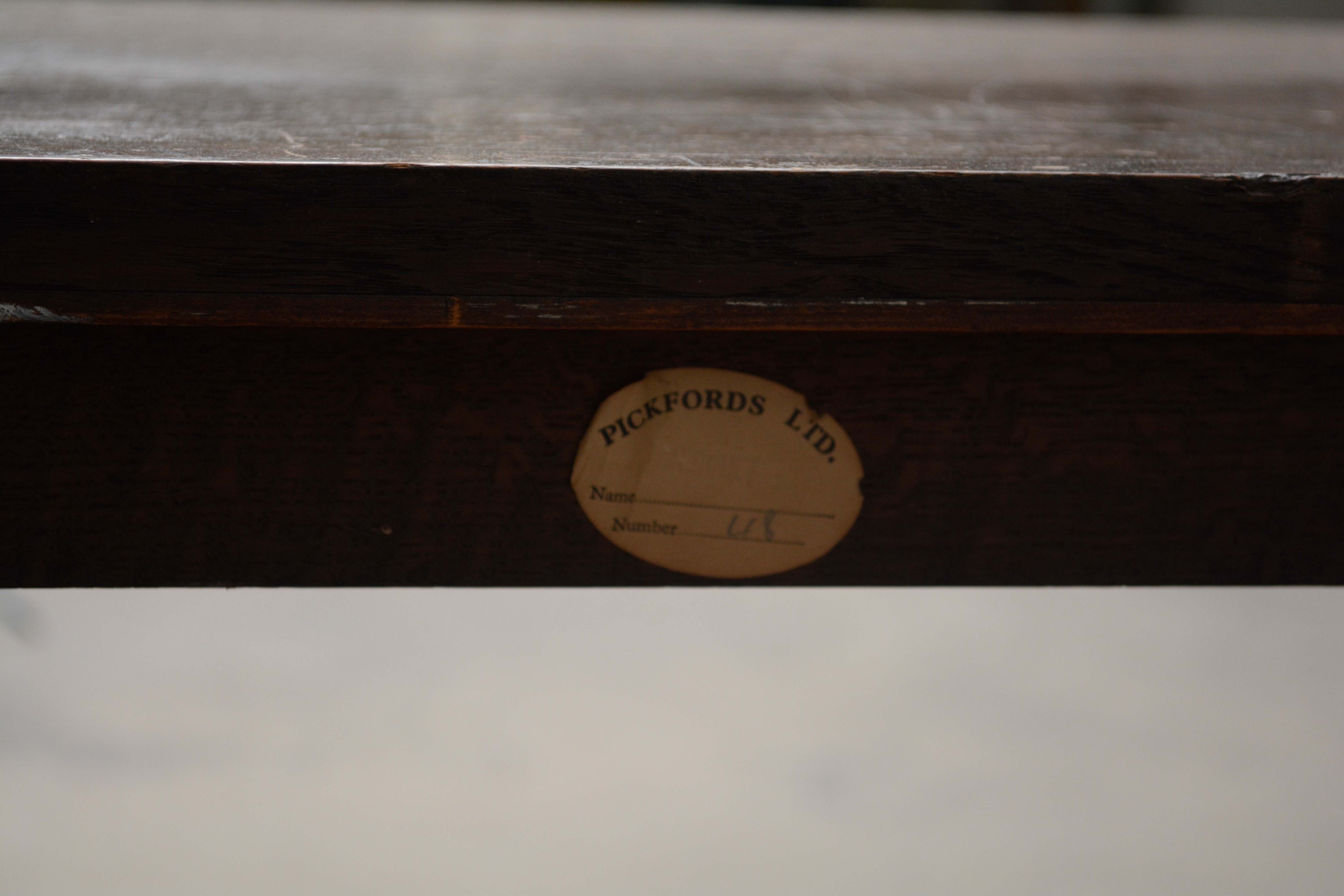 Louis XIII Style Walnut Low Bookcase on Casters, 20th Century