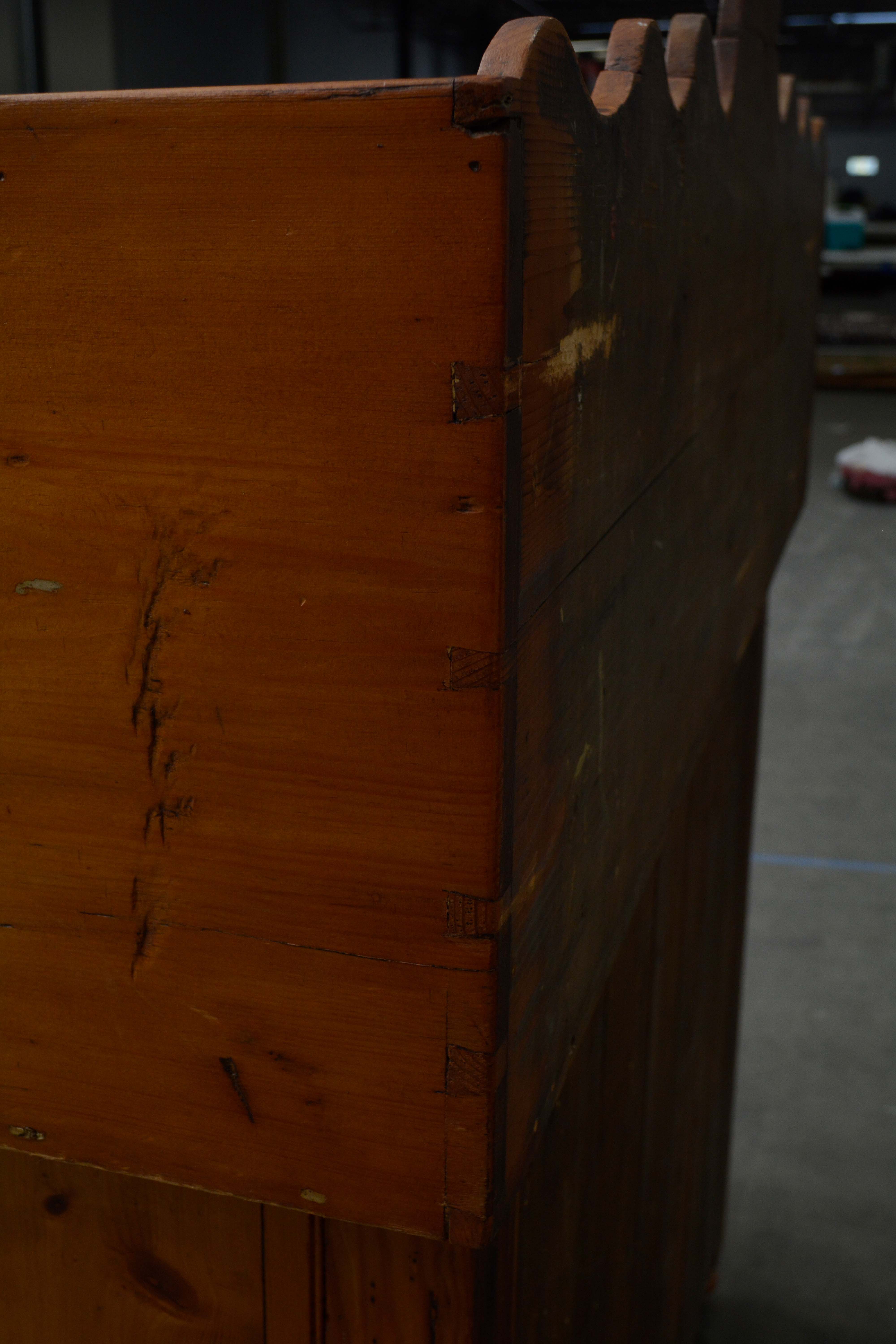Victorian Pine Serving Cabinet, Circa 1870