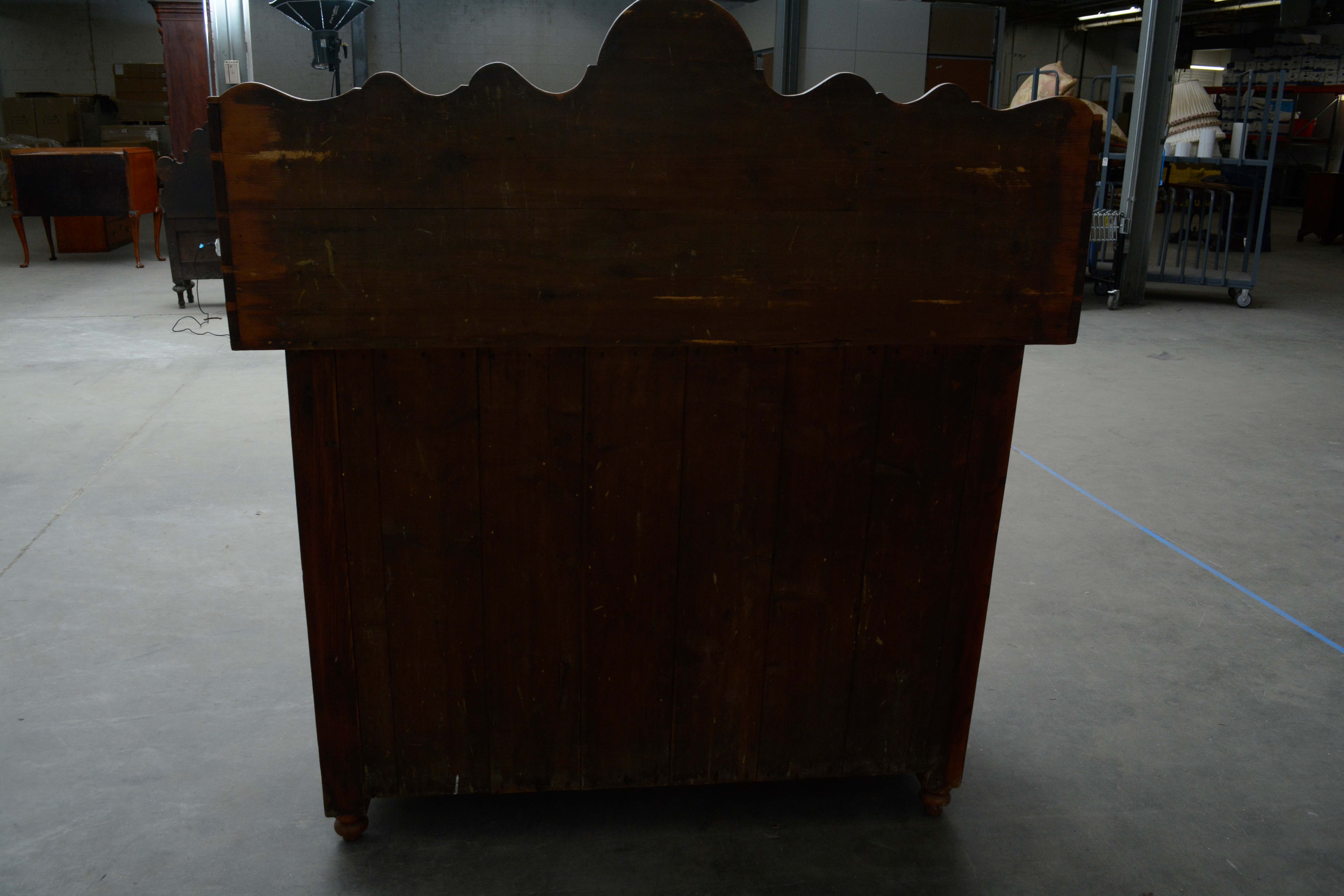 Victorian Pine Serving Cabinet, Circa 1870