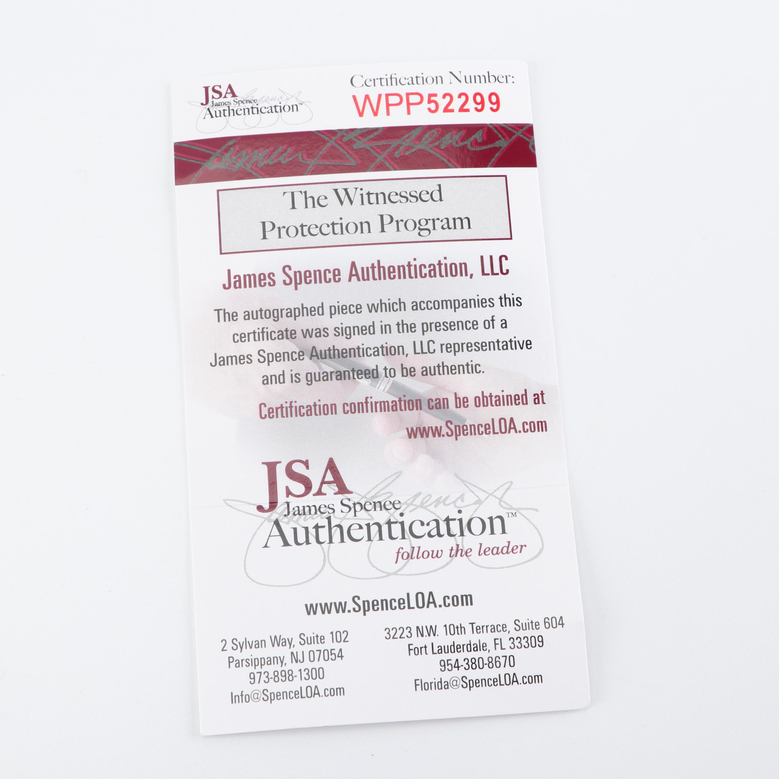 Leighton Vander Esch Autographed Dallas Cowboys Replica Helmet - JSA COA