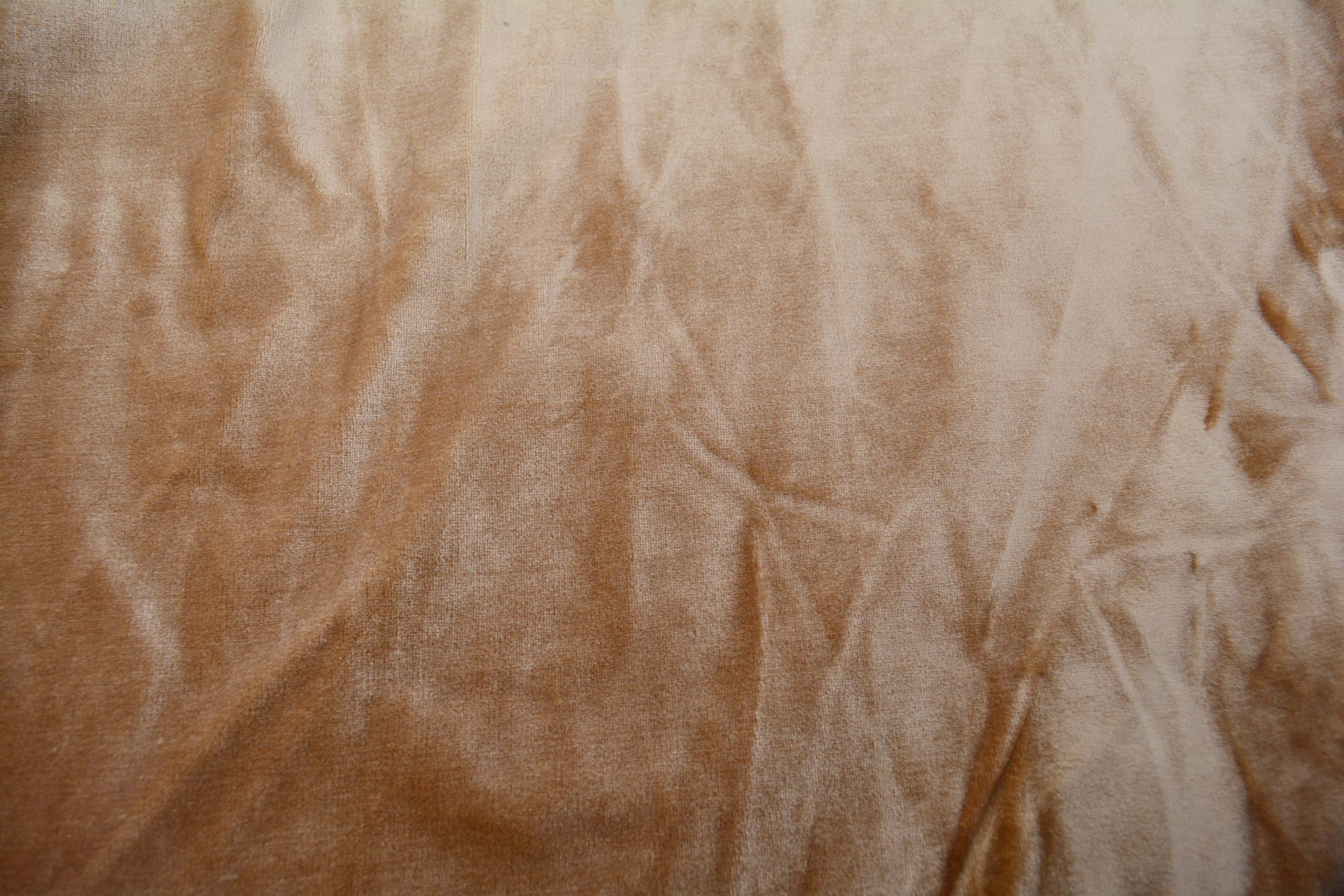 Gold Velvet Upholstery Fabric Bolt