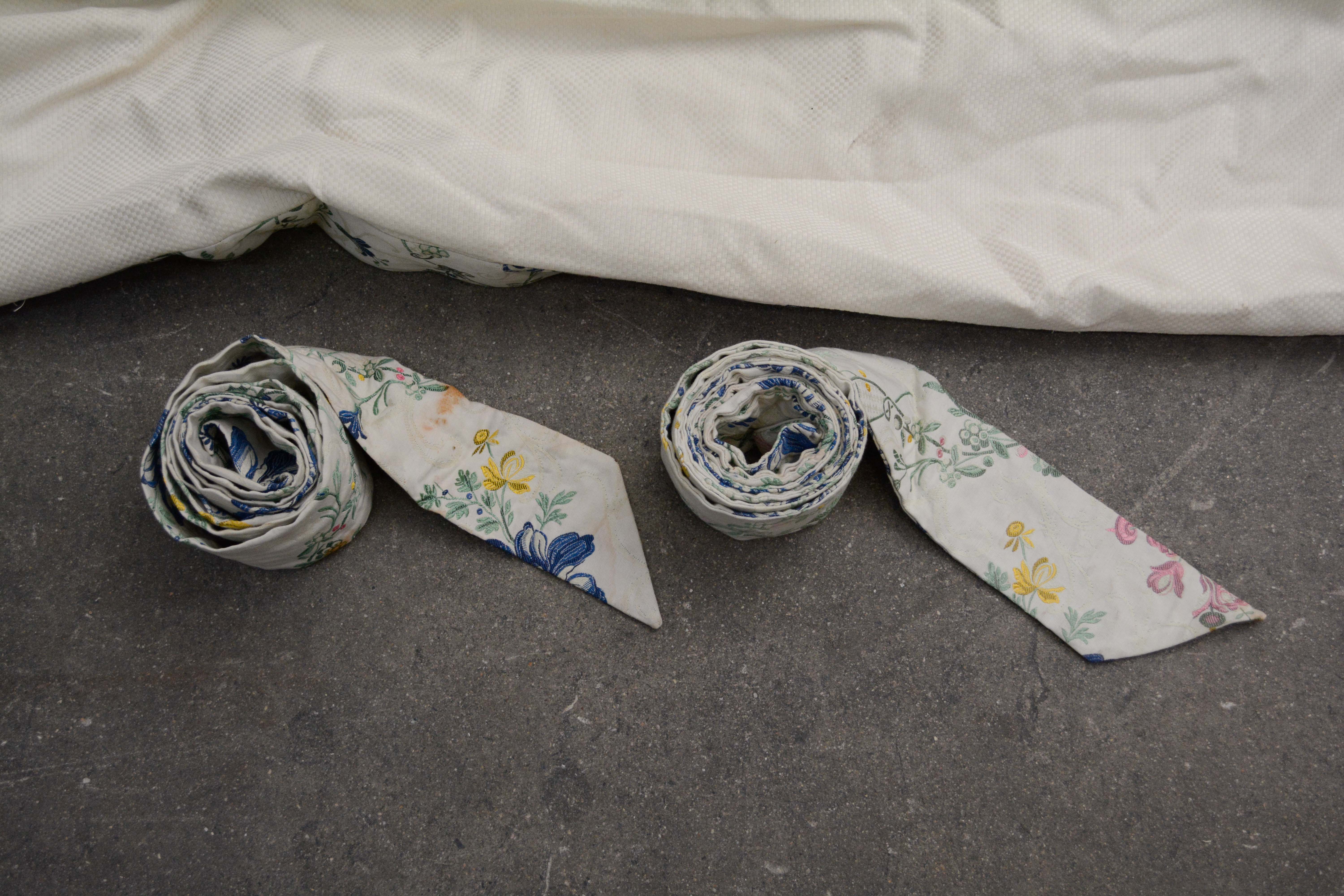 Floral Arabesque Jacquard Lined Drapery Panels