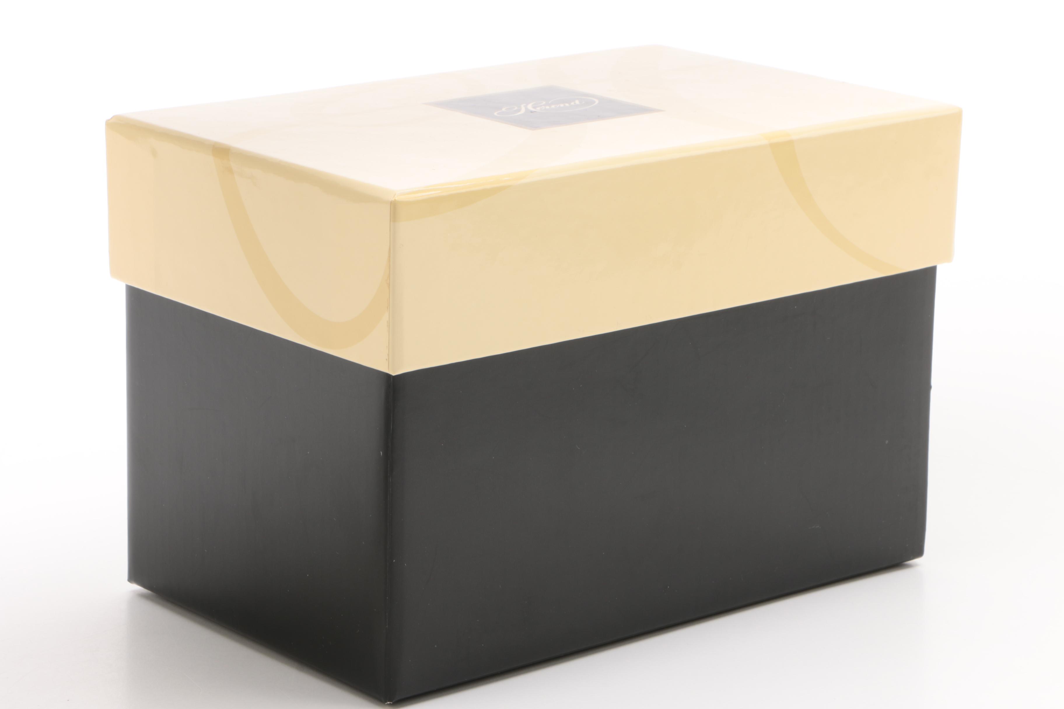 Herend "Bald Eagle Black" Hand-Painted Hungarian Porcelain Figurine with Box