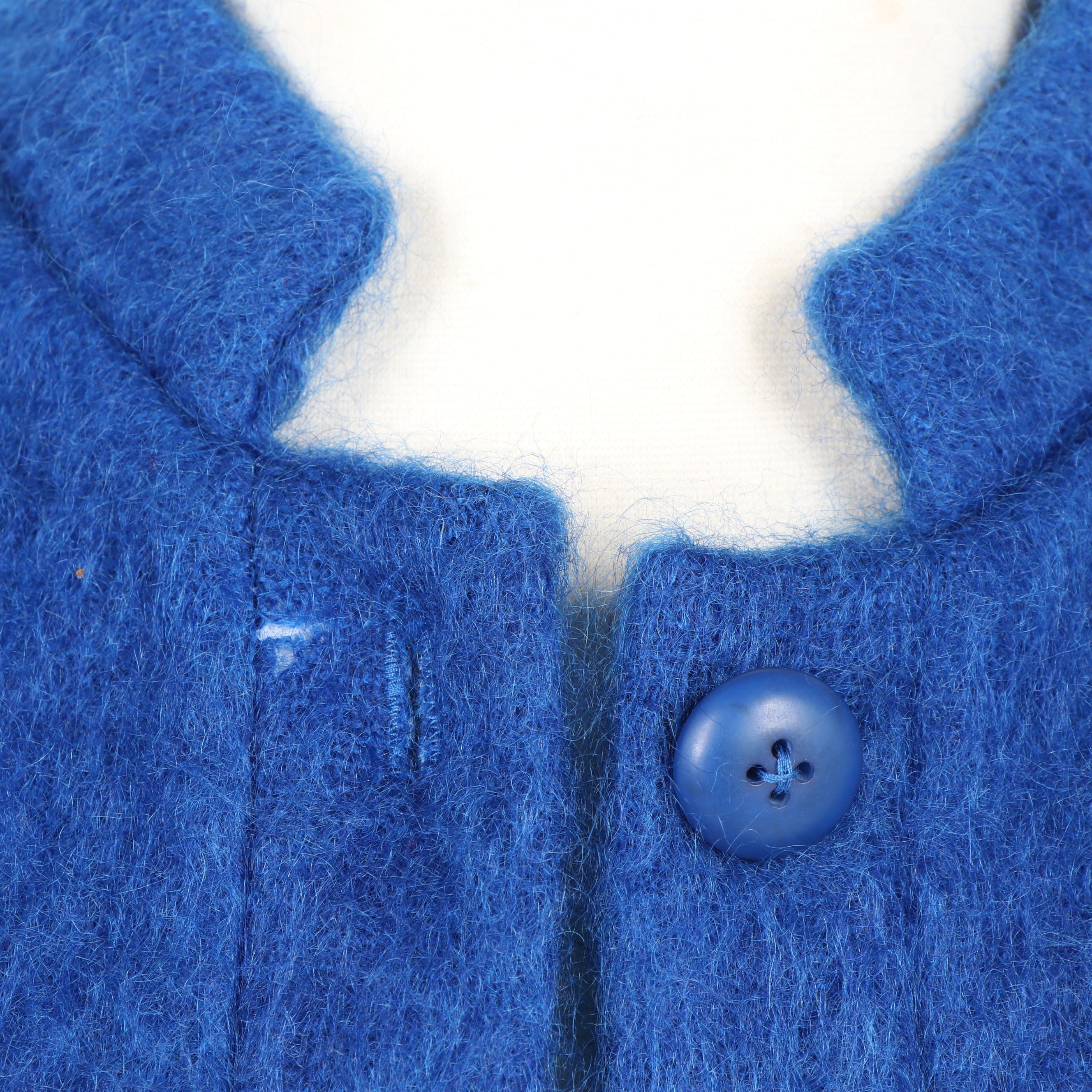 Women's Vintage Dolores' Unique Designs Flag of Texas Mohair Blend Jacket