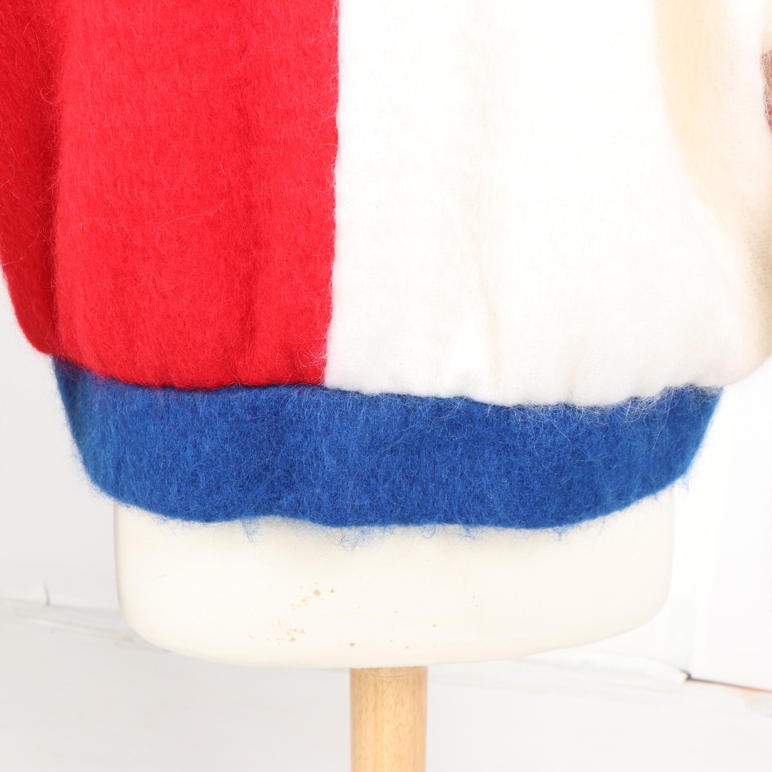 Women's Vintage Dolores' Unique Designs Flag of Texas Mohair Blend Jacket